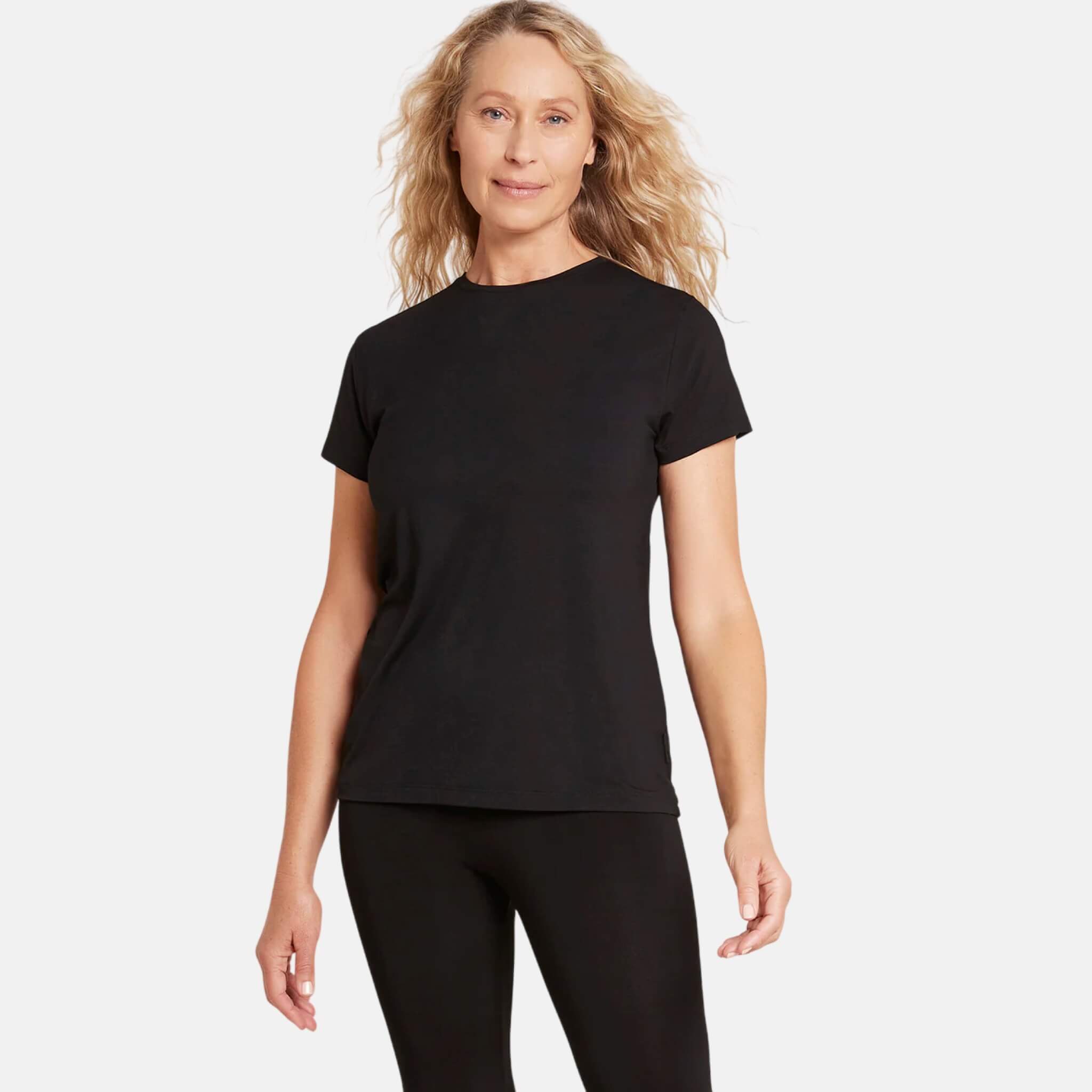Boody Crew Neck T-sHirt Black