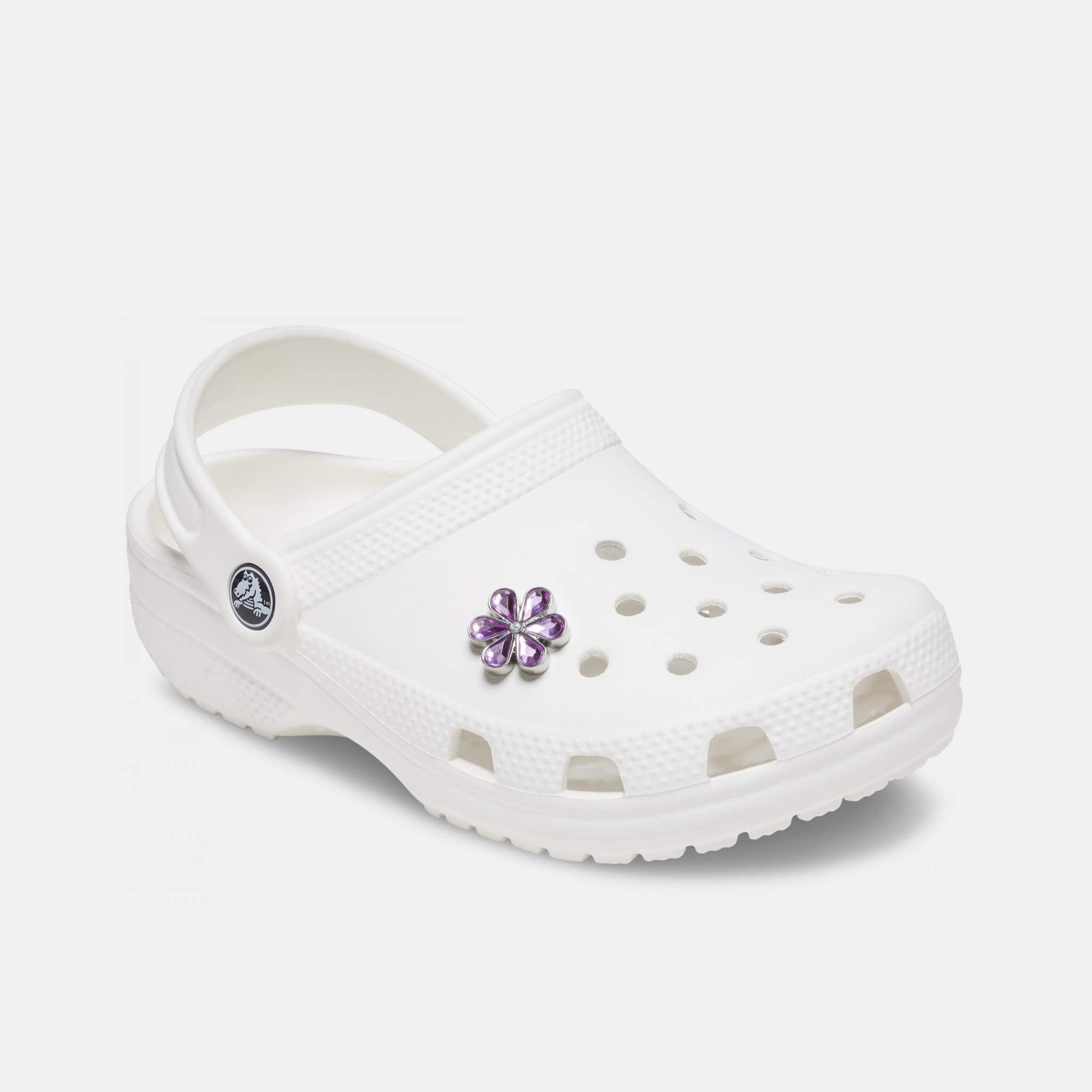 Jibbitz Charms Purple Blinged Out Daisy