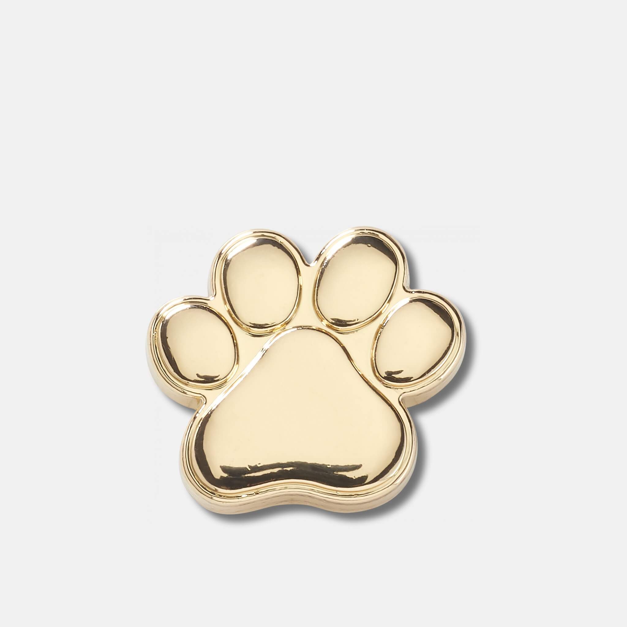 Jibbitz Charms Gold Dog Paw