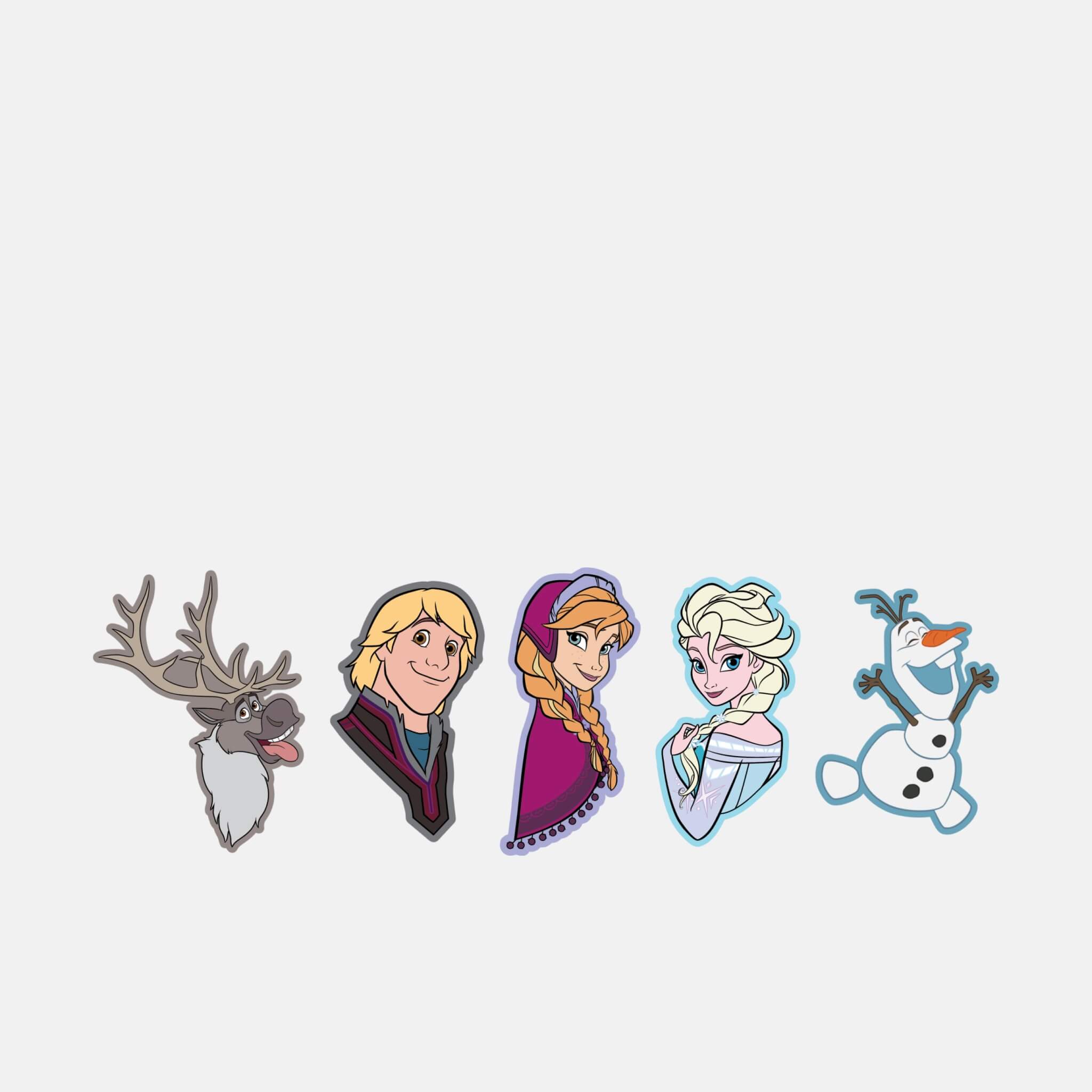 Jibbitz Charms Frozen Character 5-Pack