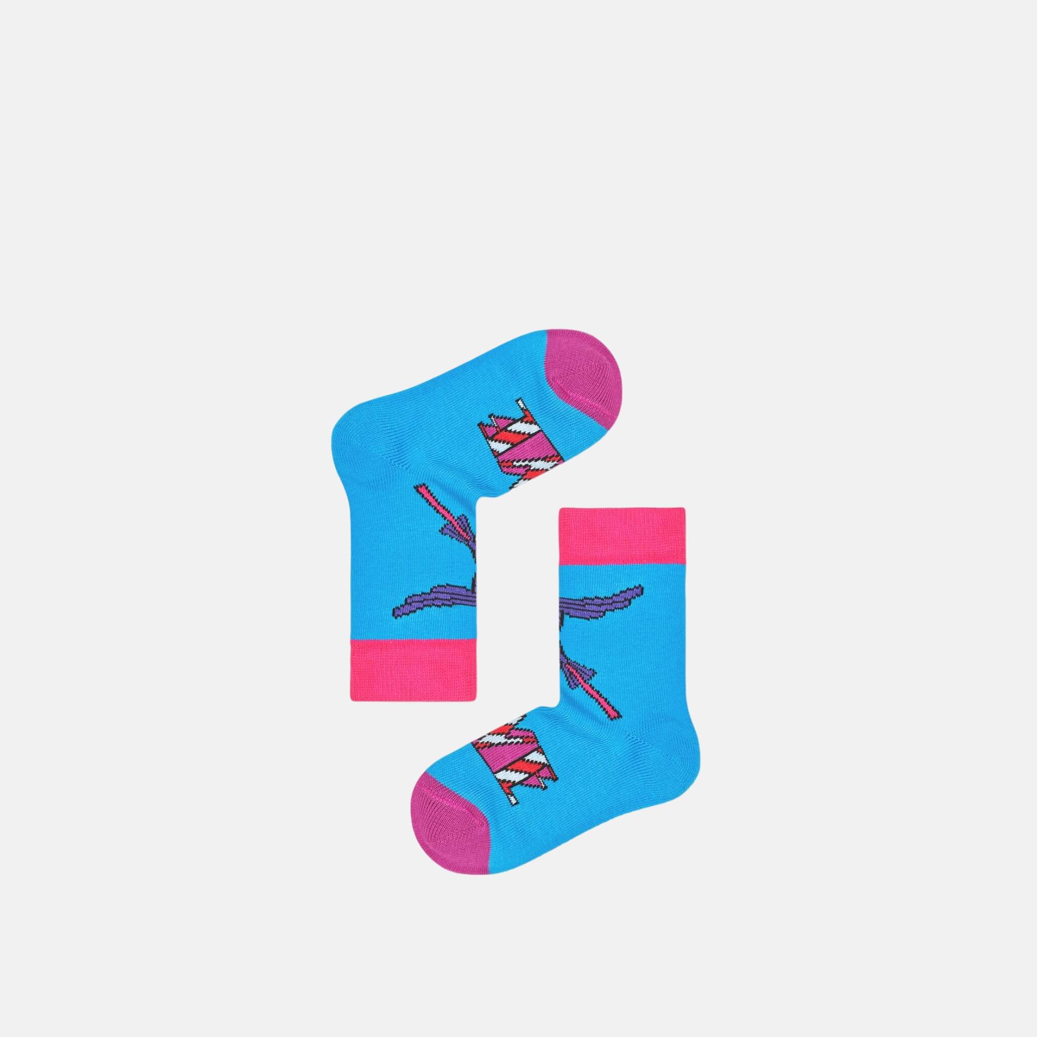 Happy Socks Kids x The Beatles Blue Sock
