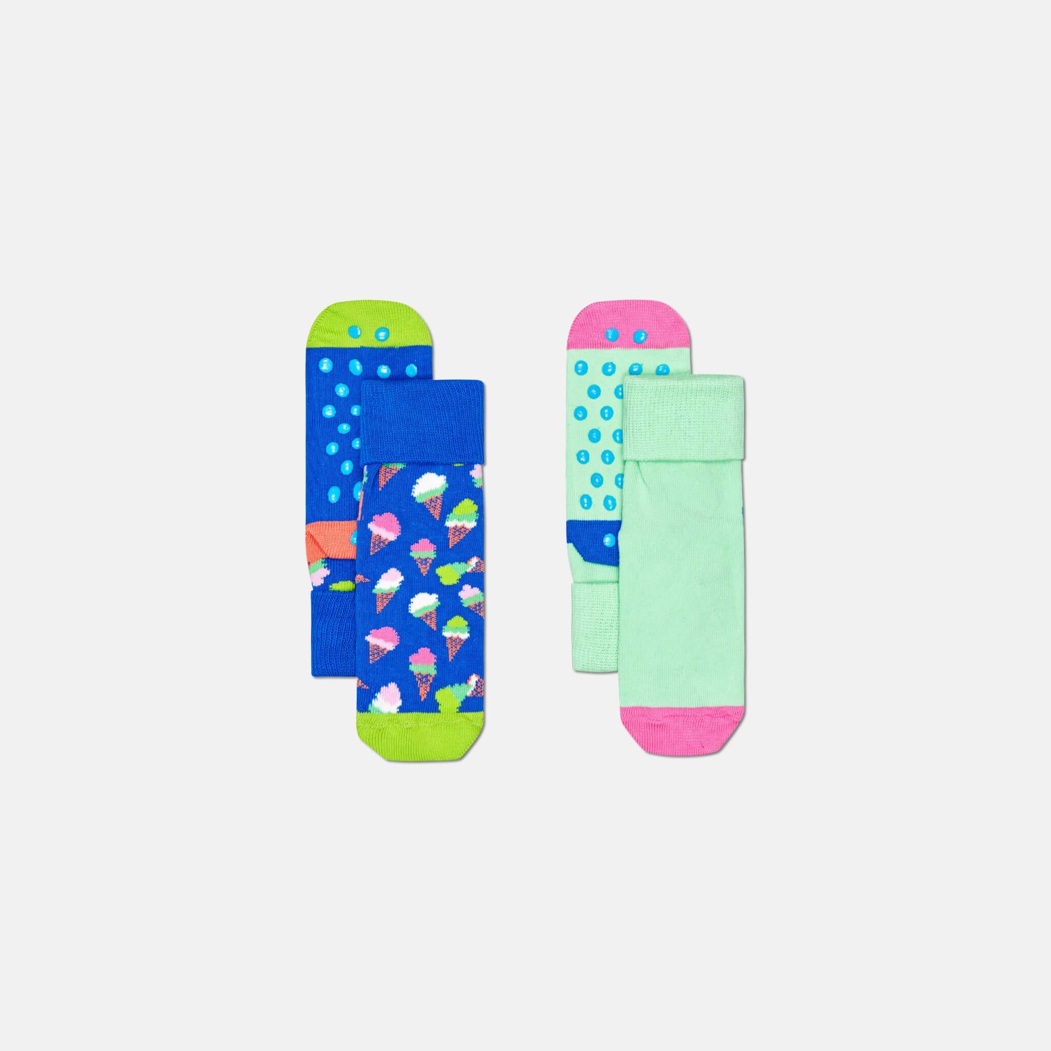 Happy Socks Kids Ice Cream Socks 2-Pack