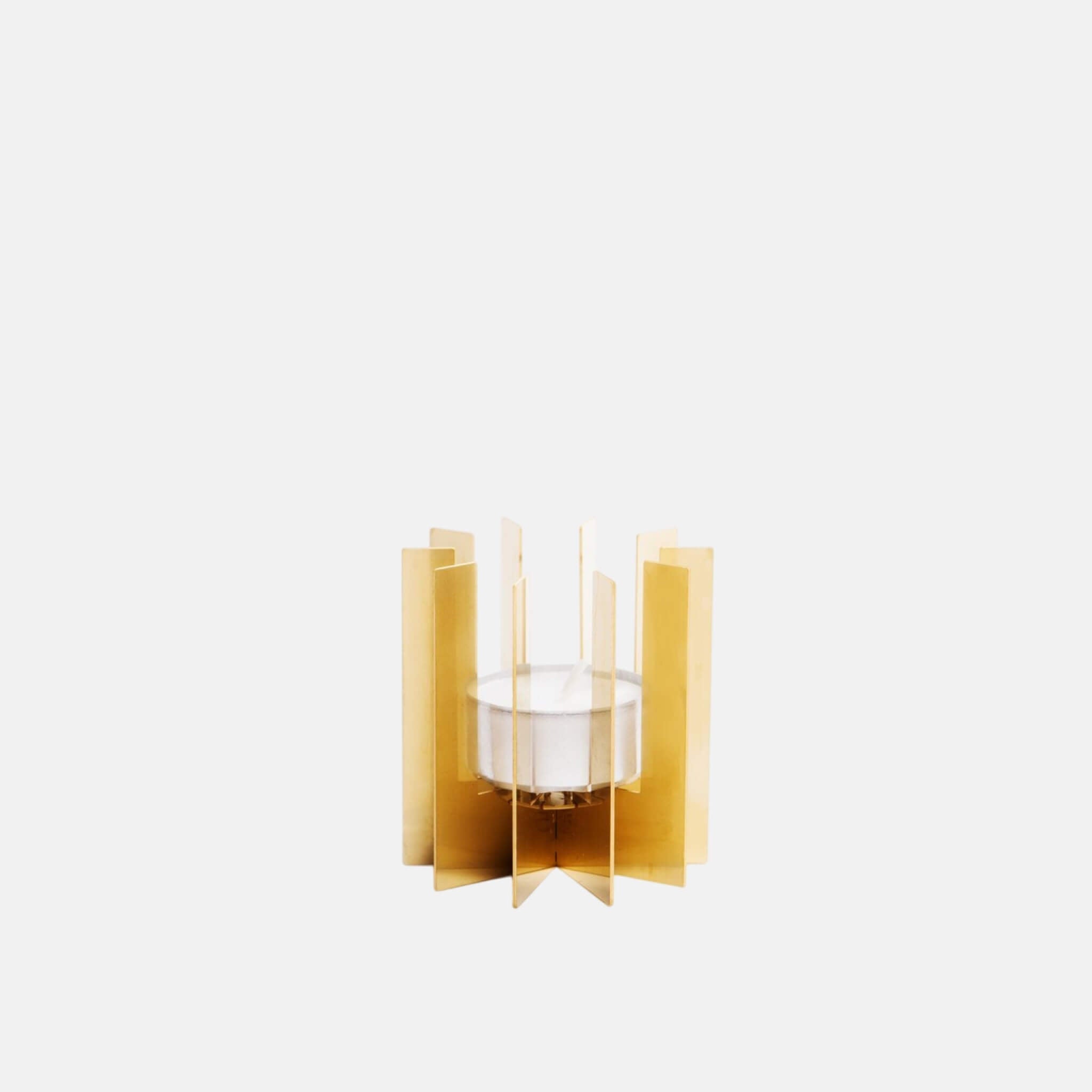 Fundamental Berlin Klick Tealight Solid Brass