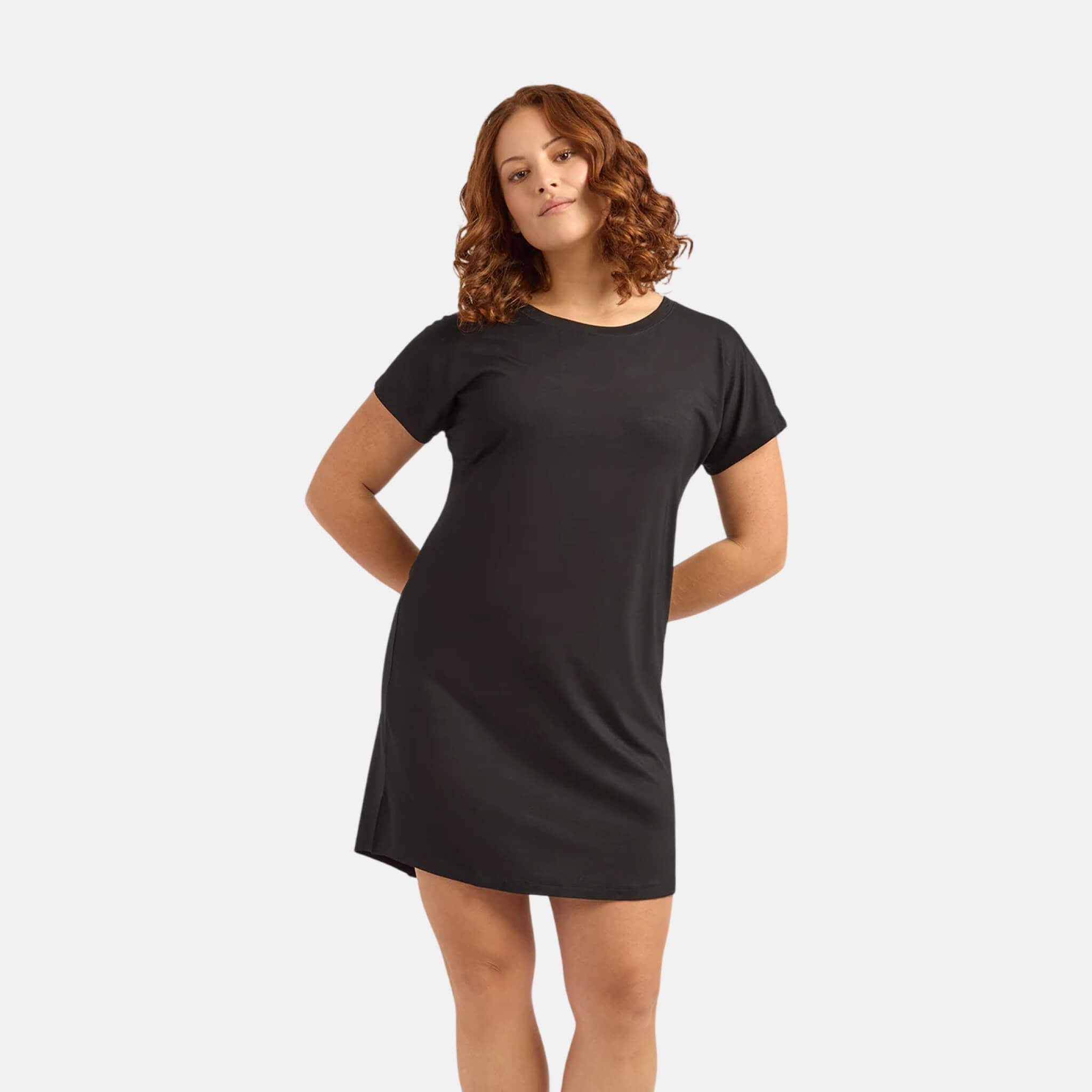 Boody Goodnight Nightdress Black