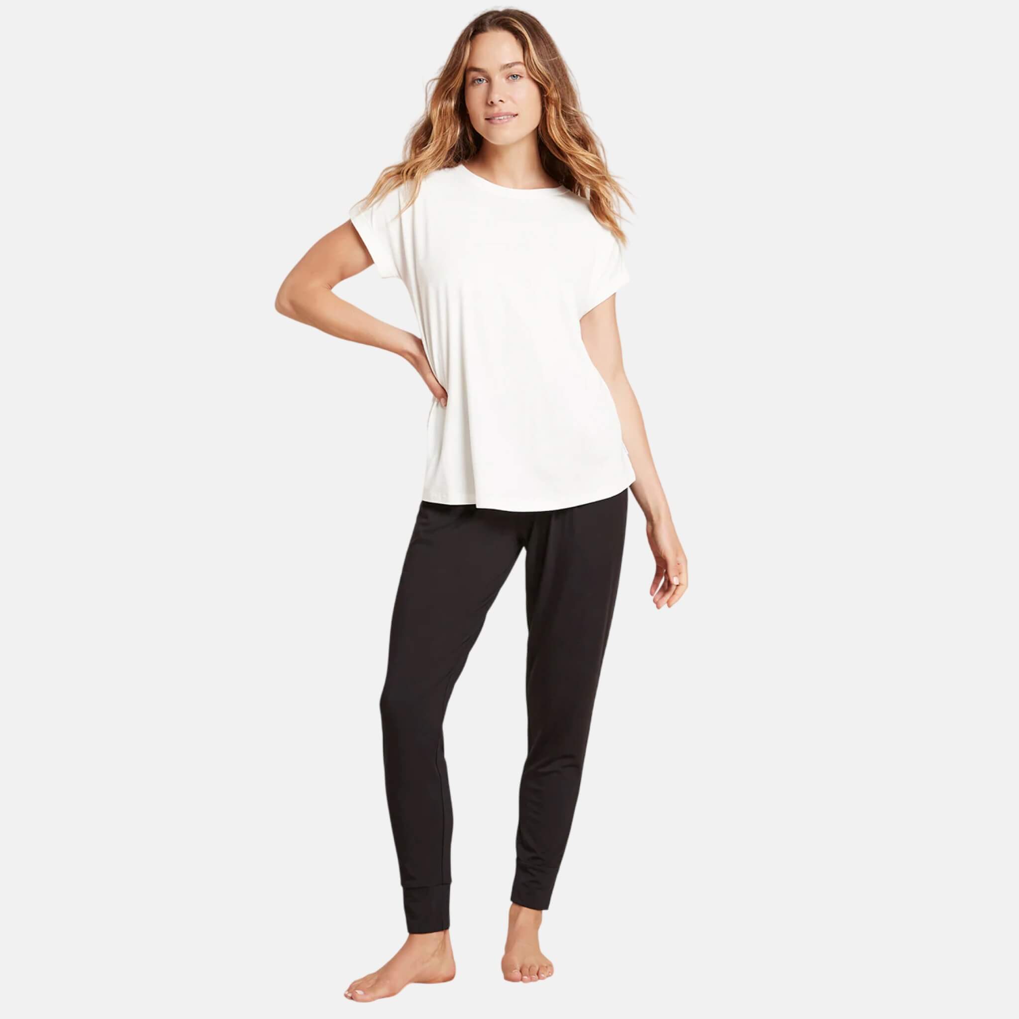 Boody Downtime Lounge Top Natural White