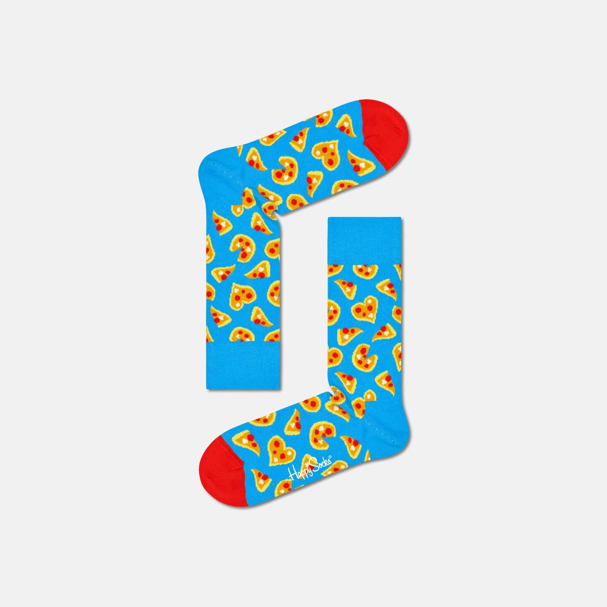 Happy Socks Pizza Love Blue Sock