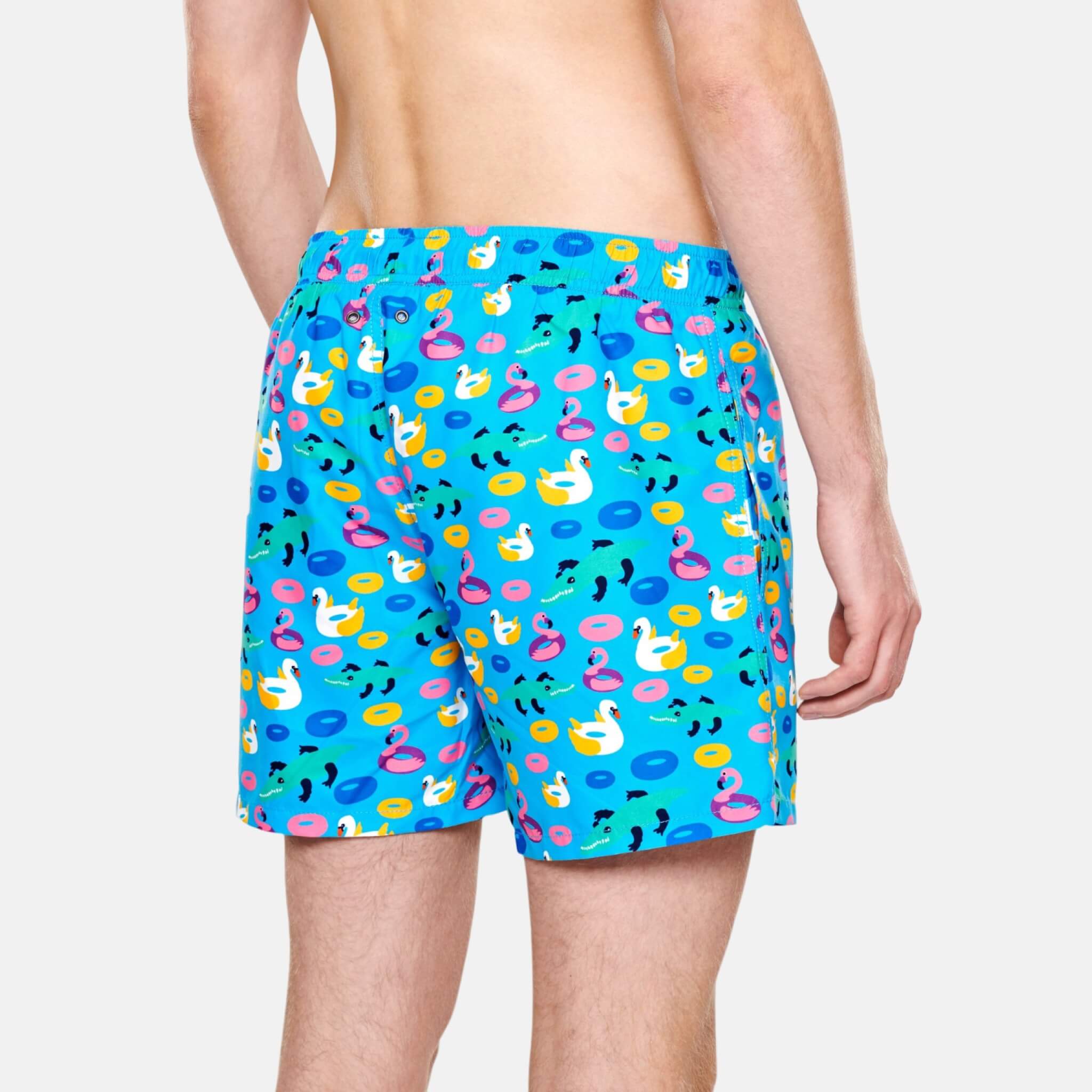 Happy Socks Pool Party Blue Swim Shorts