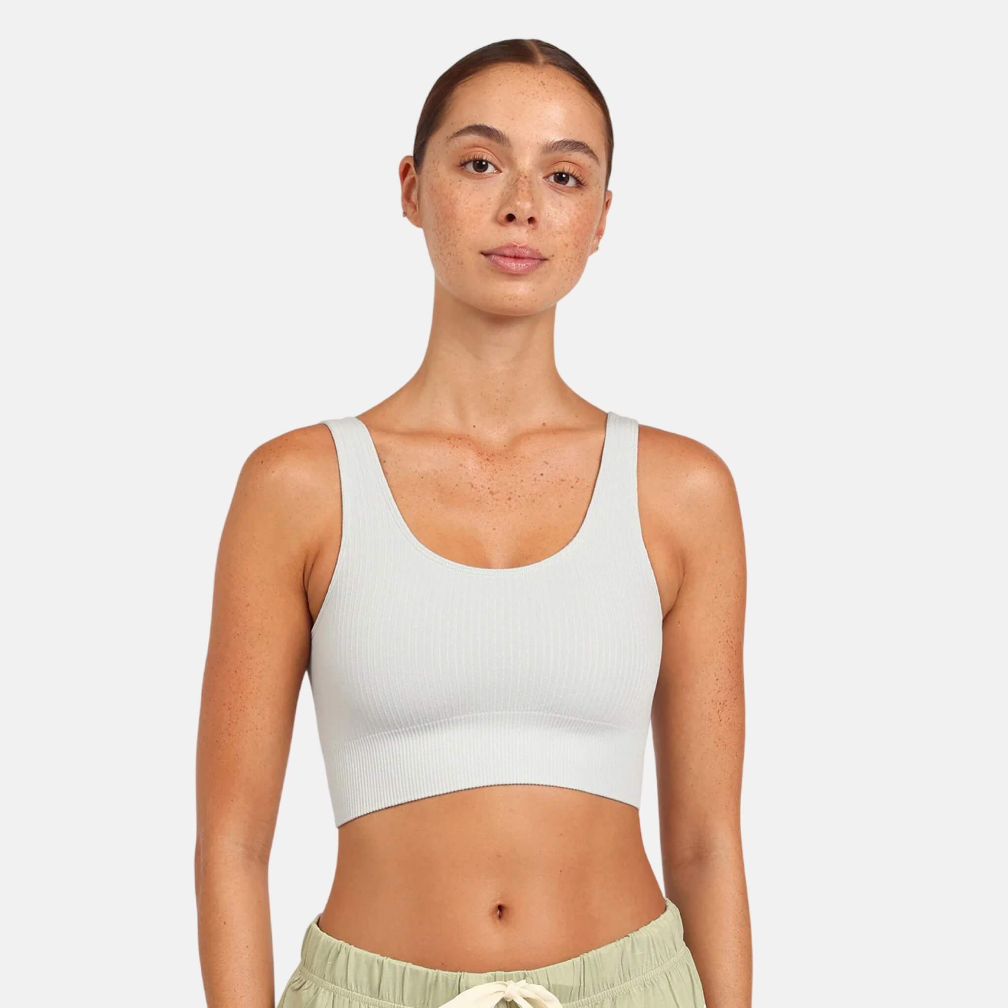 Boody Ribbed Seamless Bra Dove