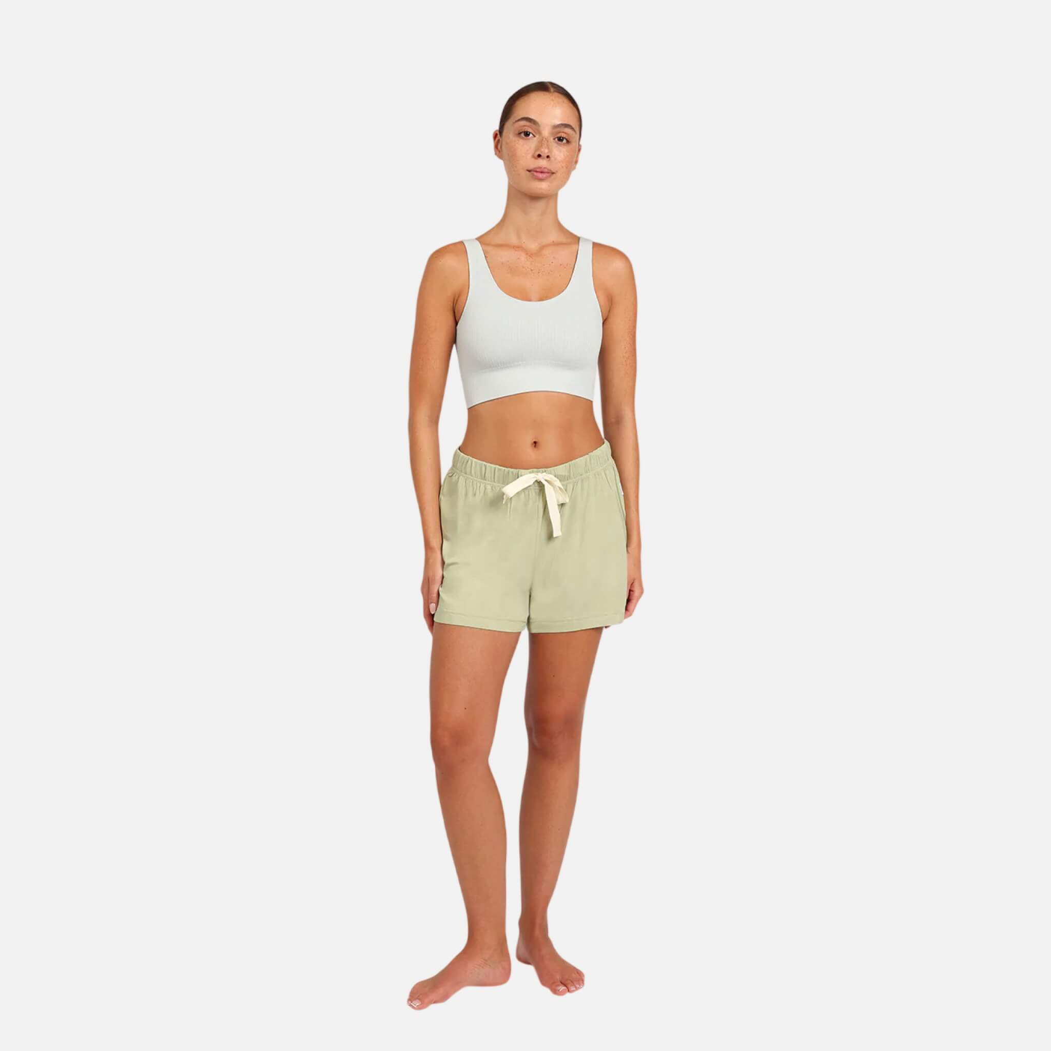 Boody Ribbed Seamless Bra Dove