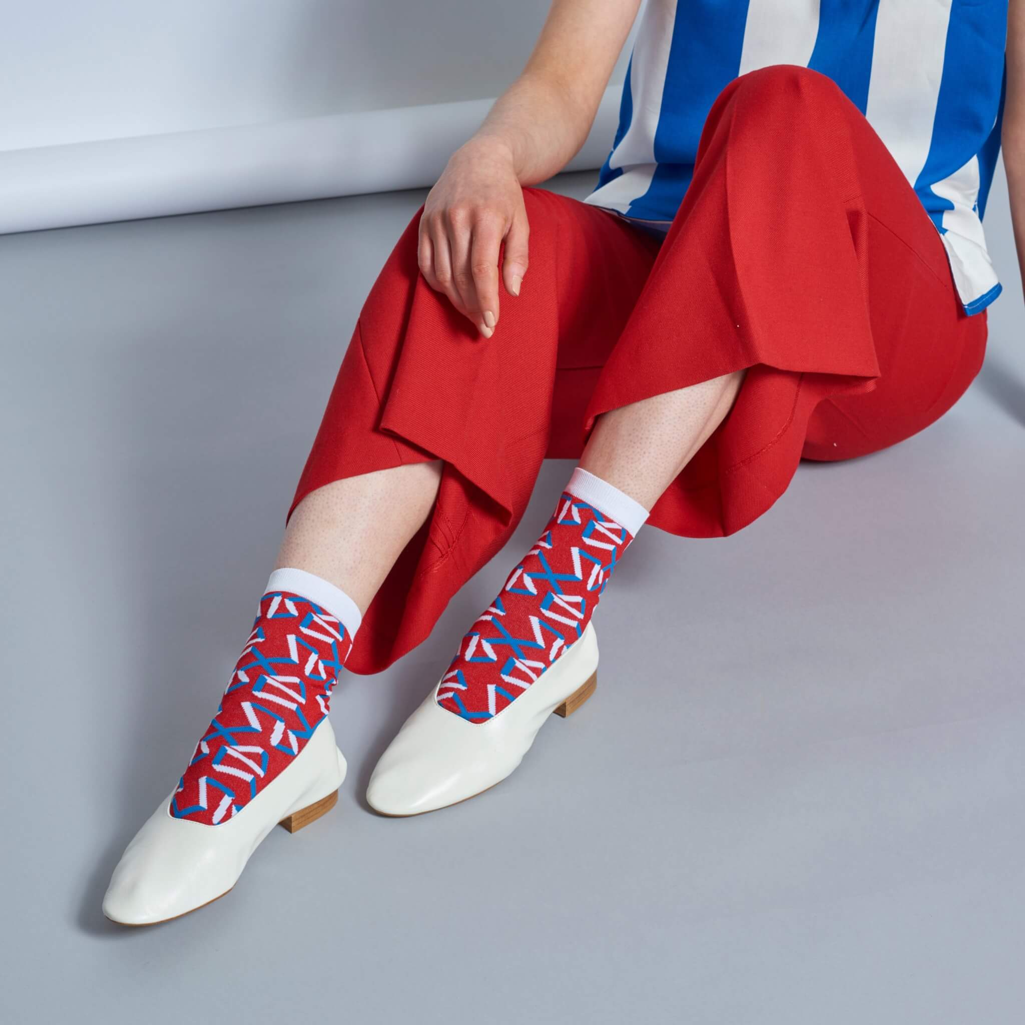Hysteria by Happy Socks Adela Red