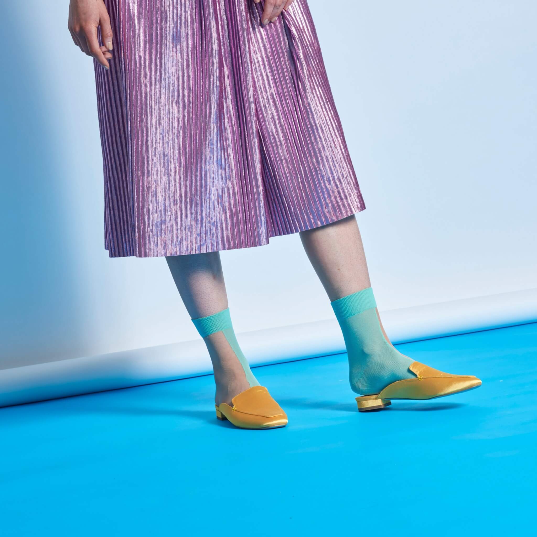 Hysteria by Happy Socks Filippa Turquoise/Grey
