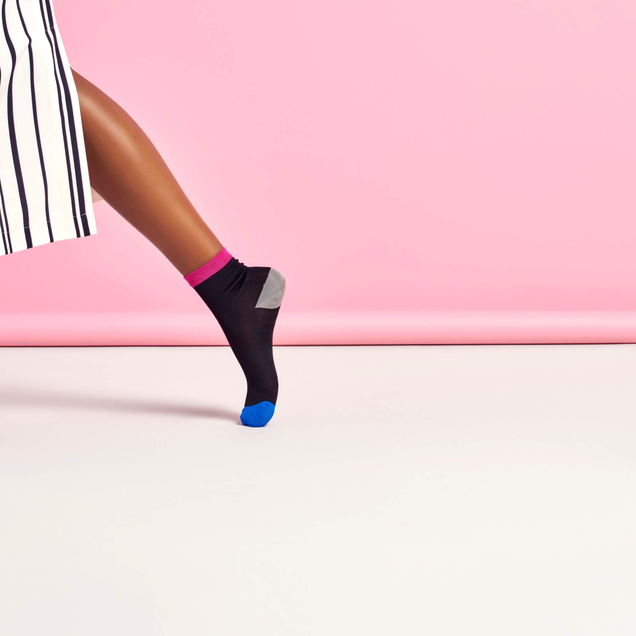Hysteria by Happy Socks Grace Black