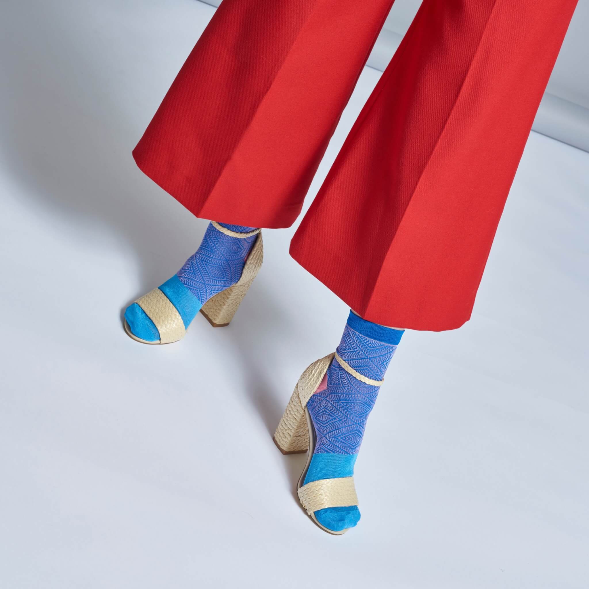 Hysteria by Happy Socks Jill Blue
