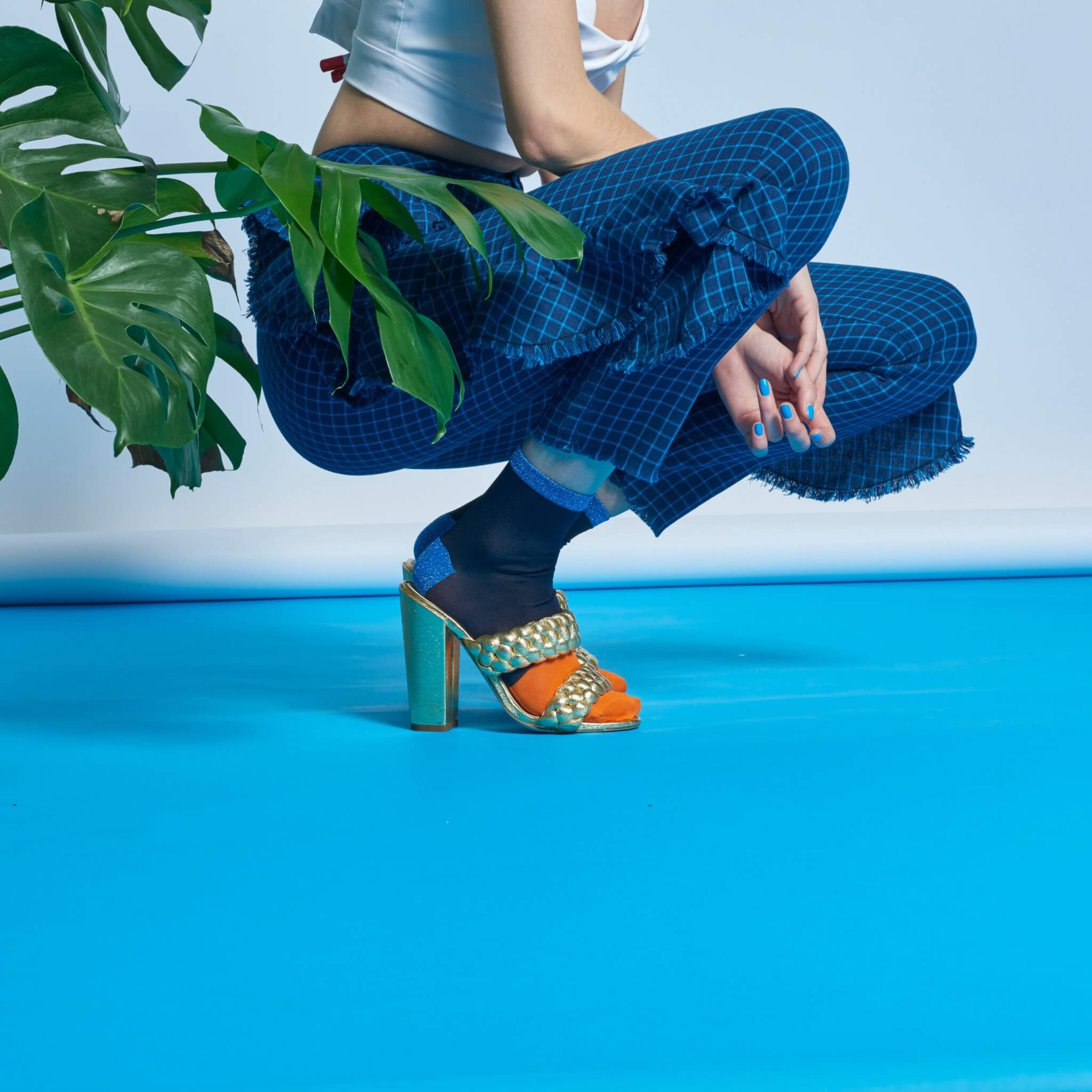 Hysteria by Happy Socks Liza Navy