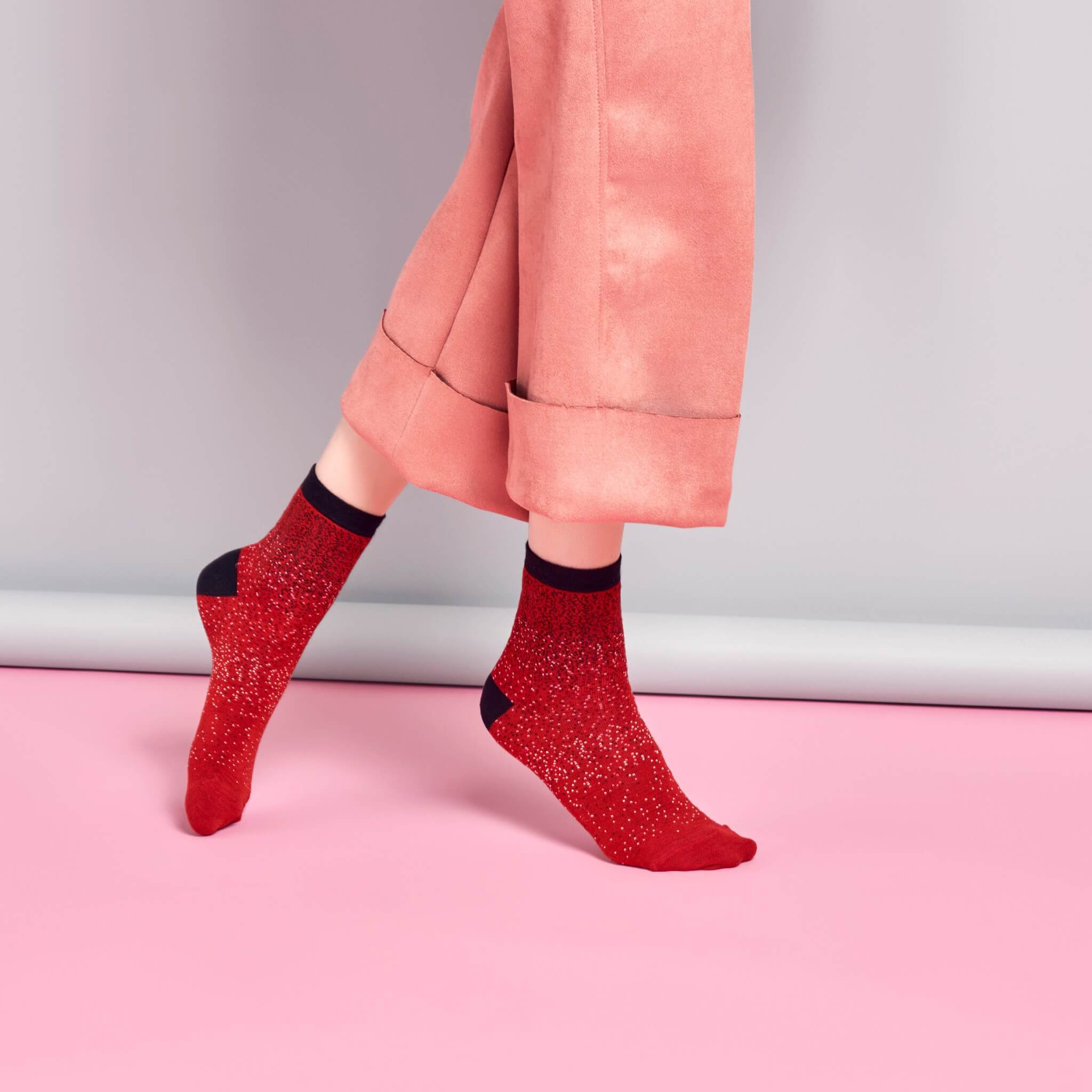 Hysteria by Happy Socks Poppy Red