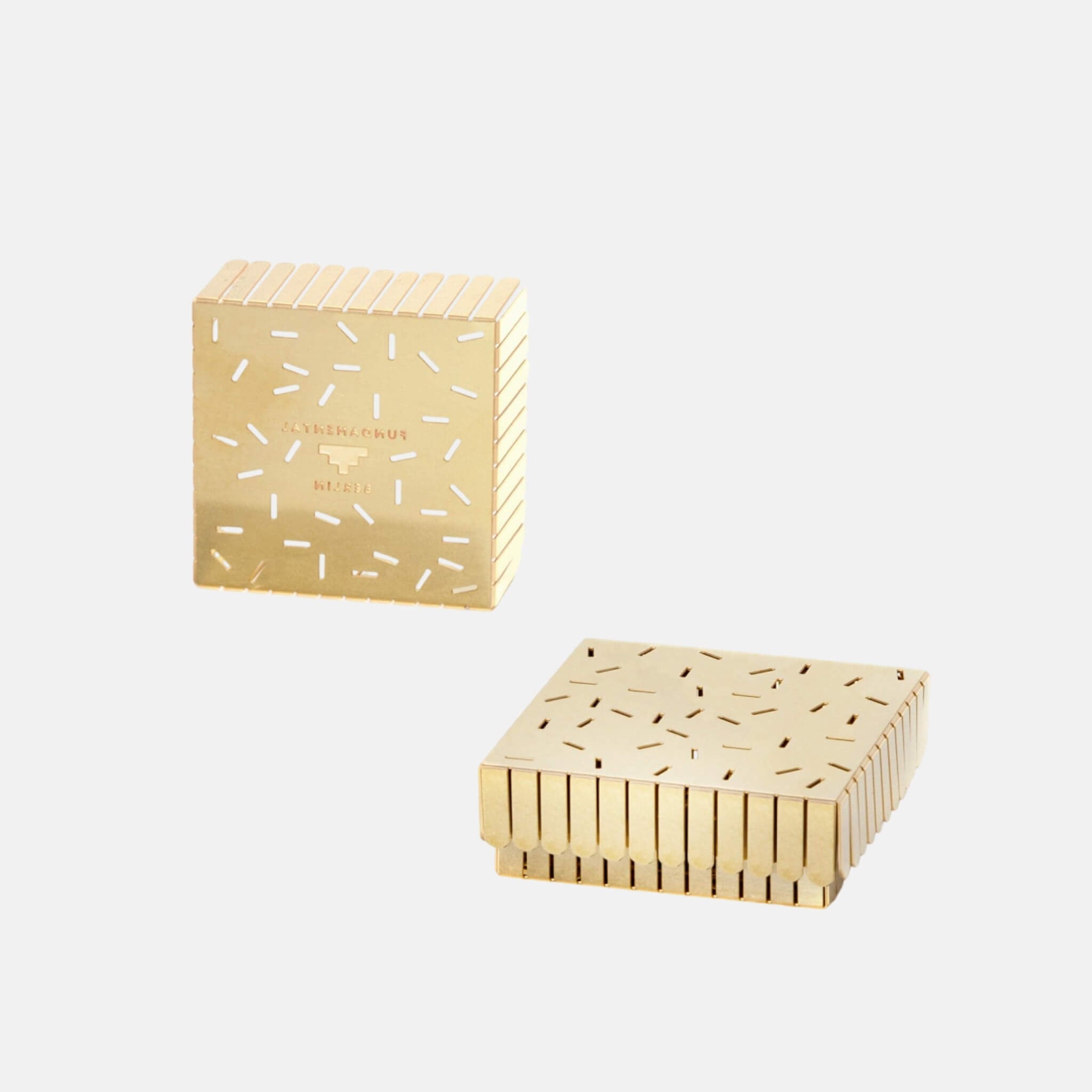 Fundamental Berlin Stop Pill Box Brass