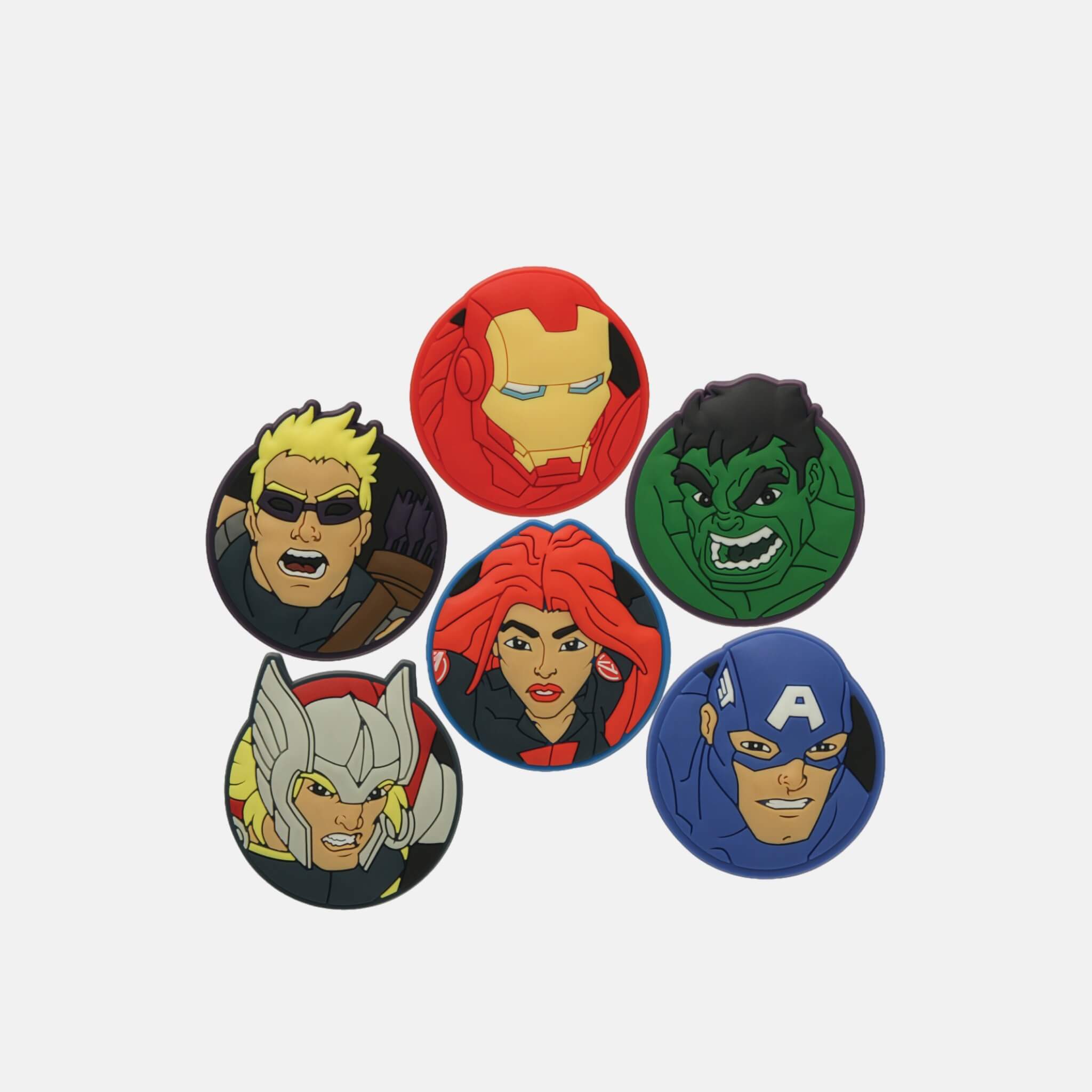 Jibbitz Charms Marvel's Avengers Heroes 6-Pack