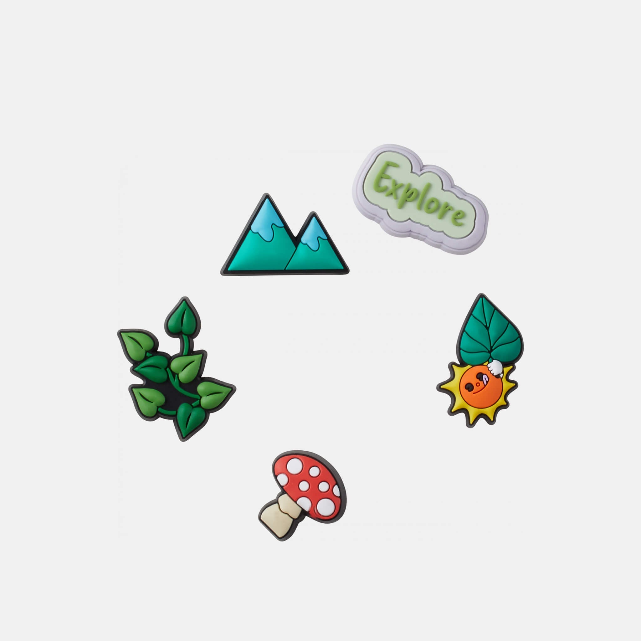 Jibbitz Charms Explore 5-Pack