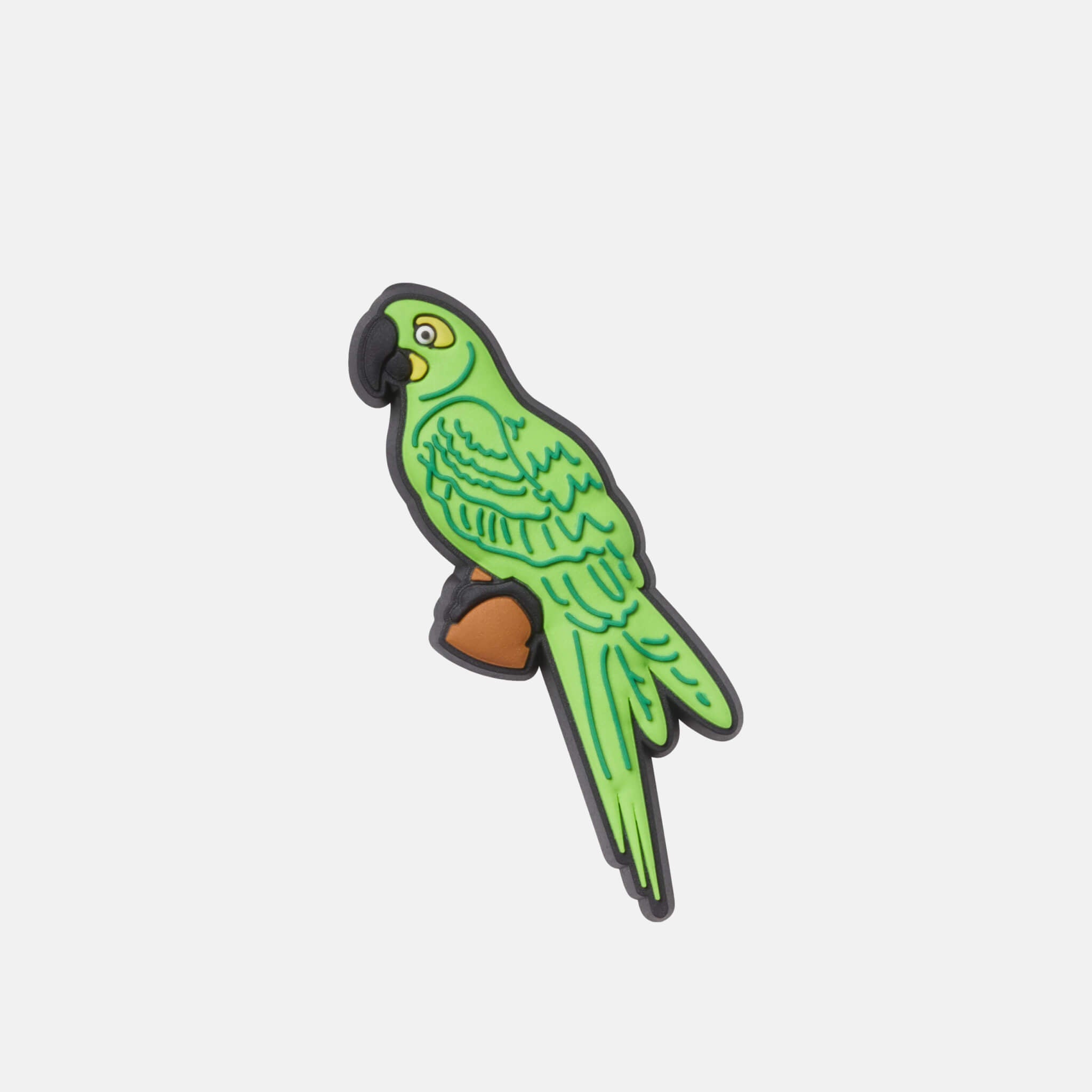 Jibbitz Charms Green Parrot