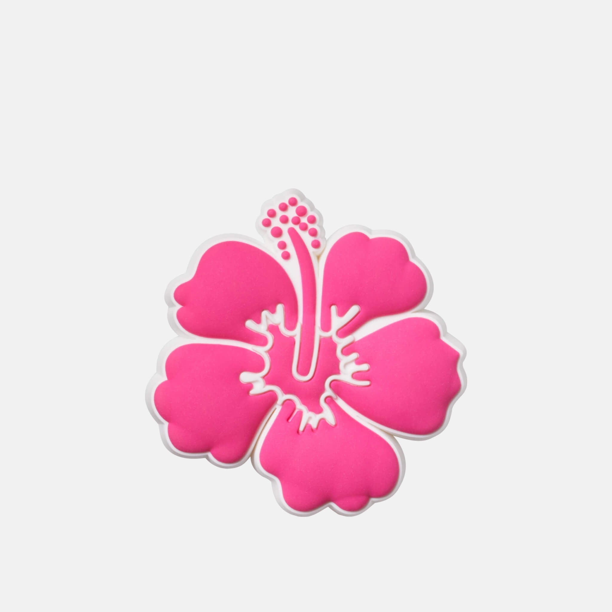 Jibbitz Charms Pink Hibiscus