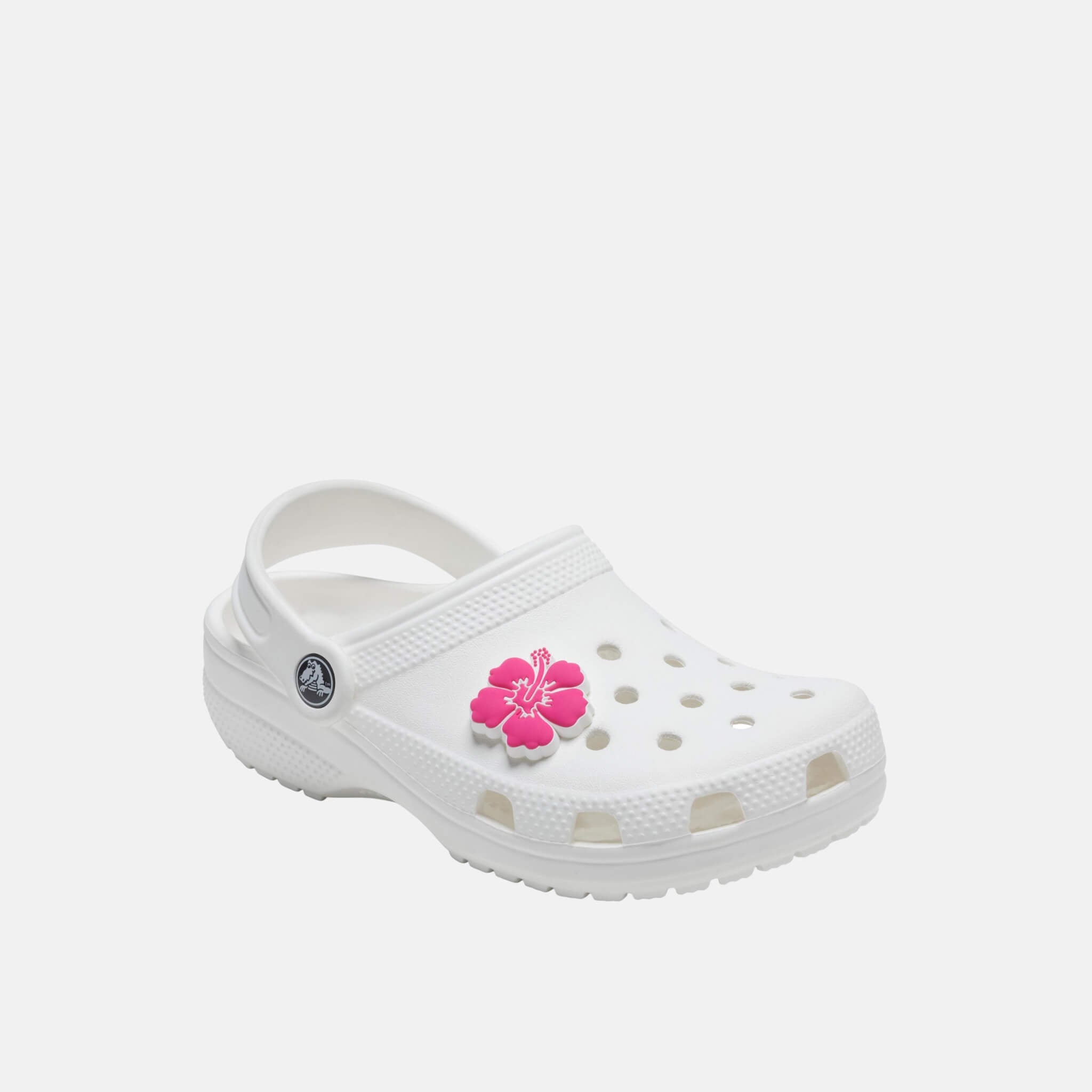 Jibbitz Charms Pink Hibiscus
