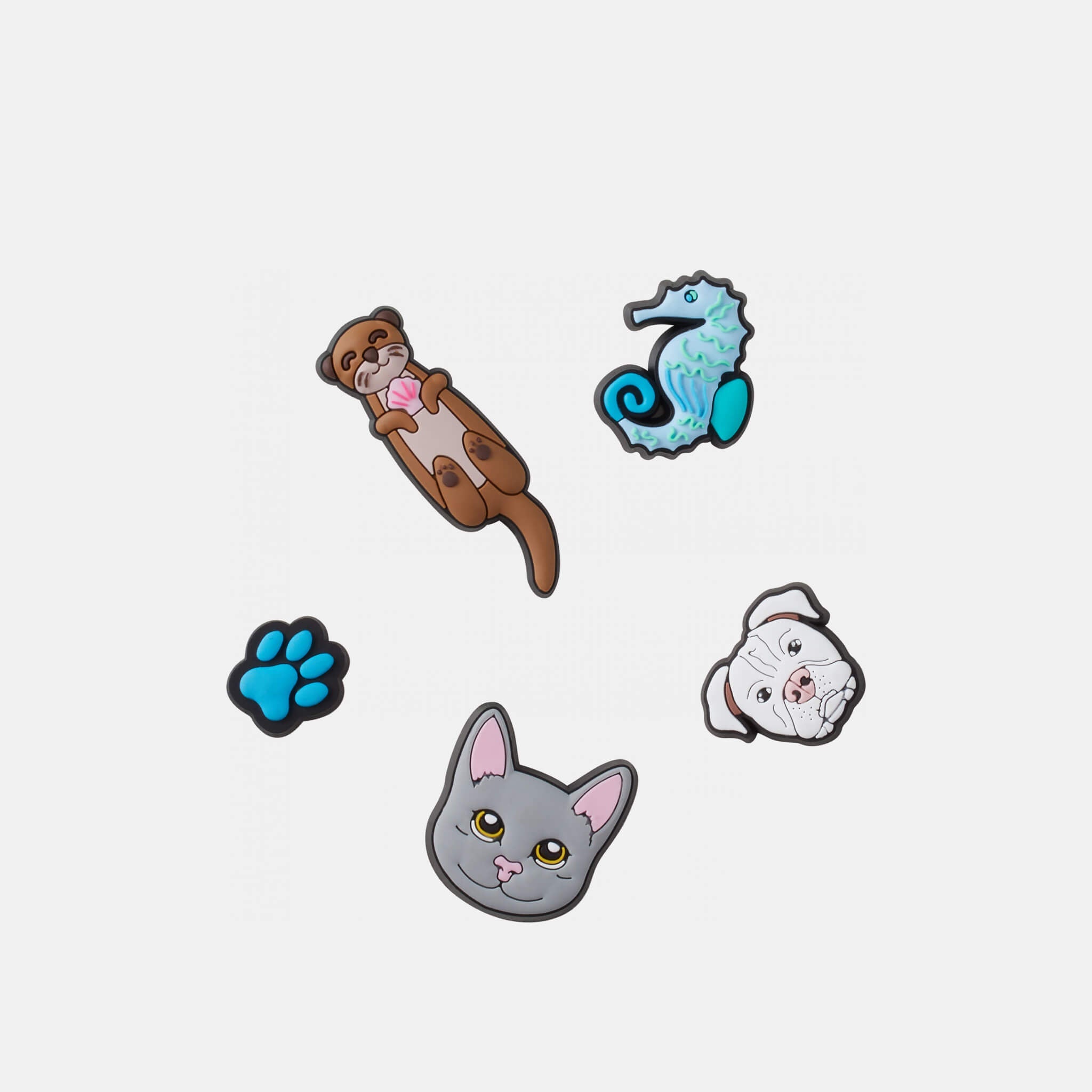 Jibbitz Charms Animal Mix 5-Pack