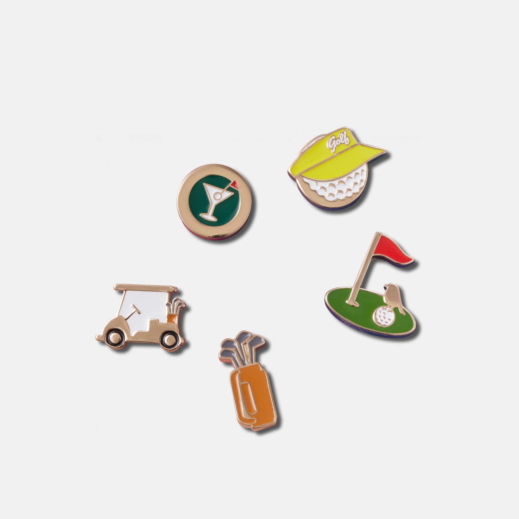 Jibbitz Charms 19th Hole 5-Pack