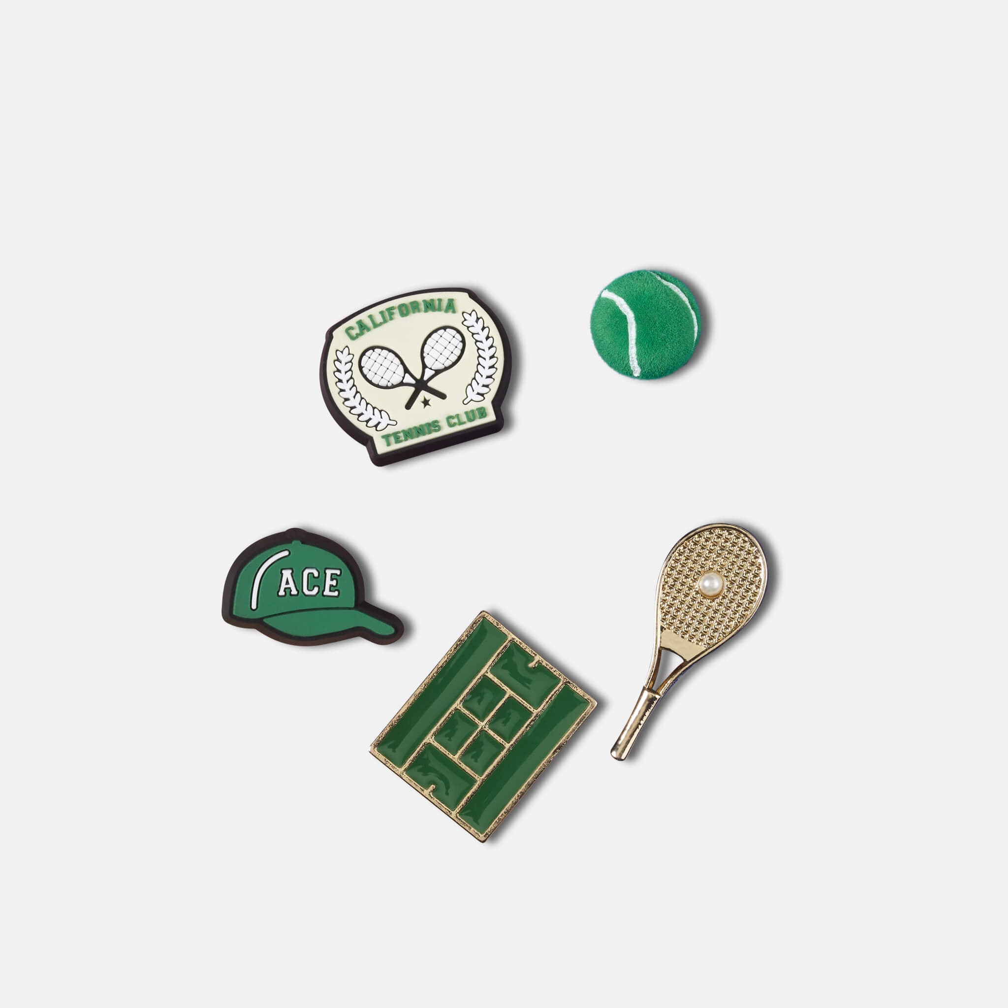 Jibbitz Charms Tennis Ace 5-Pack