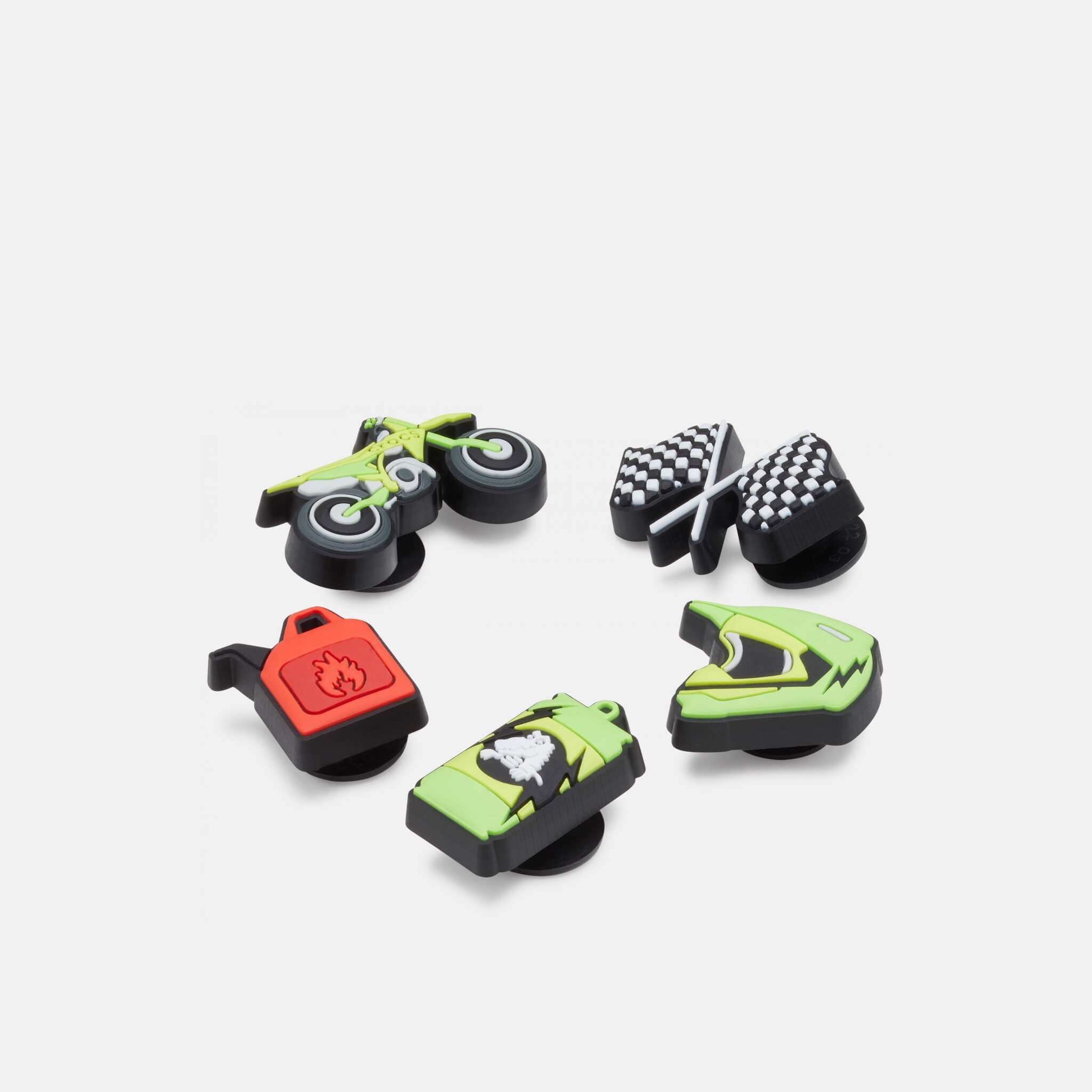 Jibbitz Charms Dirt Bike 5-Pack