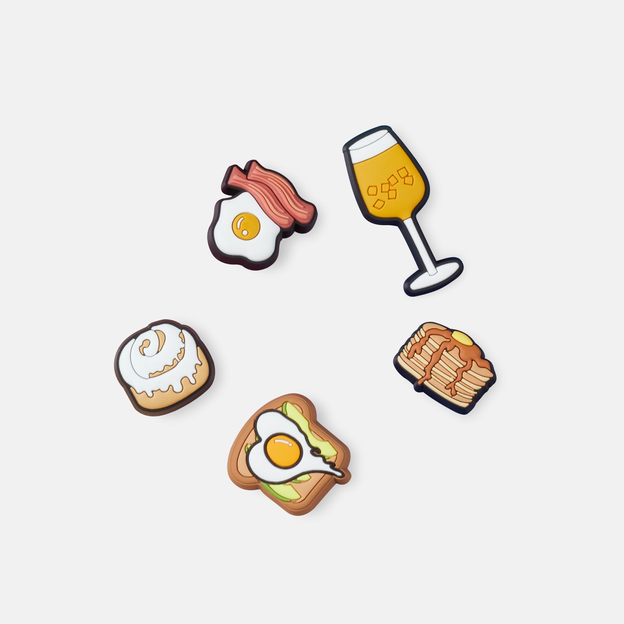 Jibbitz Charms Lets Go Brunch 5-Pack
