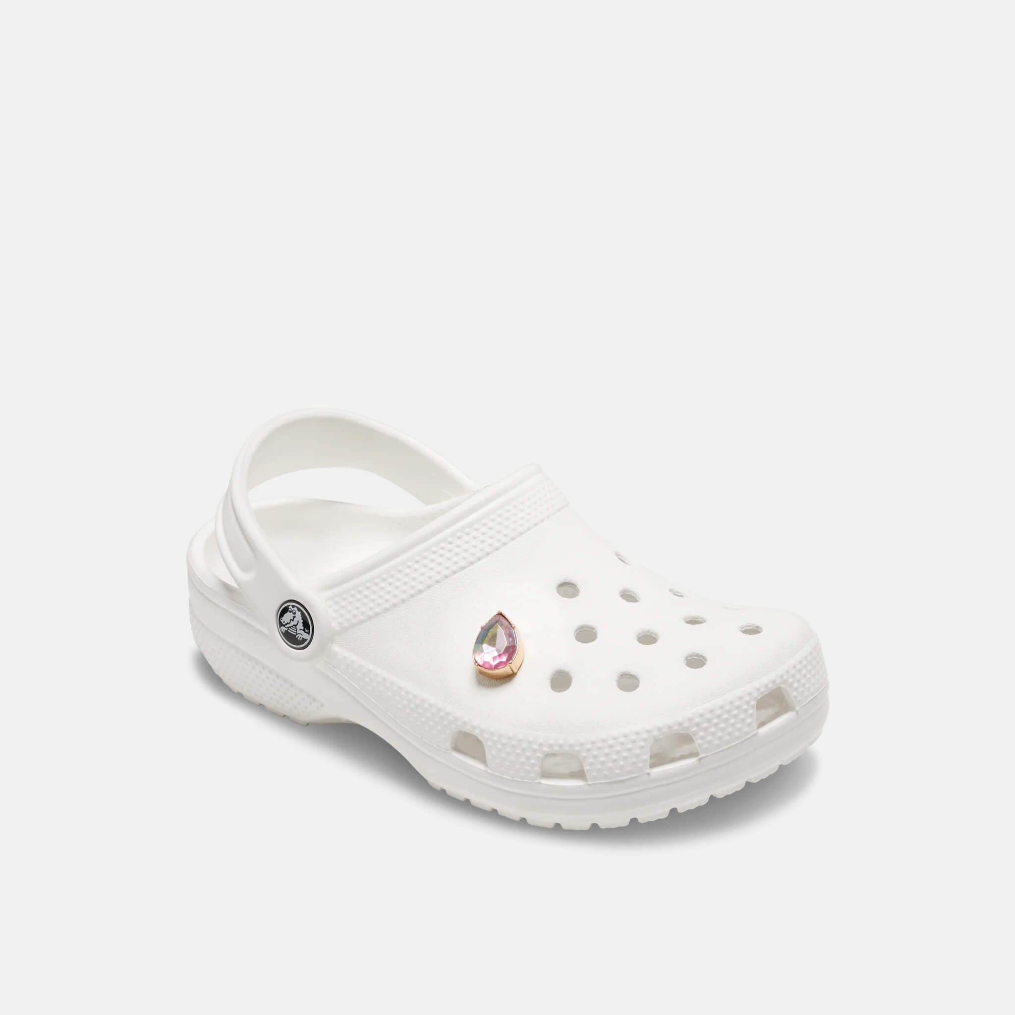 Jibbitz Charms Pink Teardrop Gem