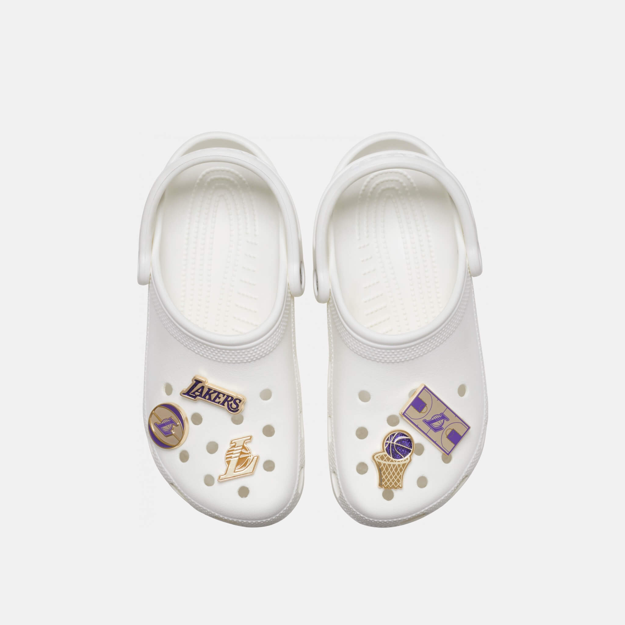 Jibbitz Charms NBA LA Lakers Elevated 5-Pack