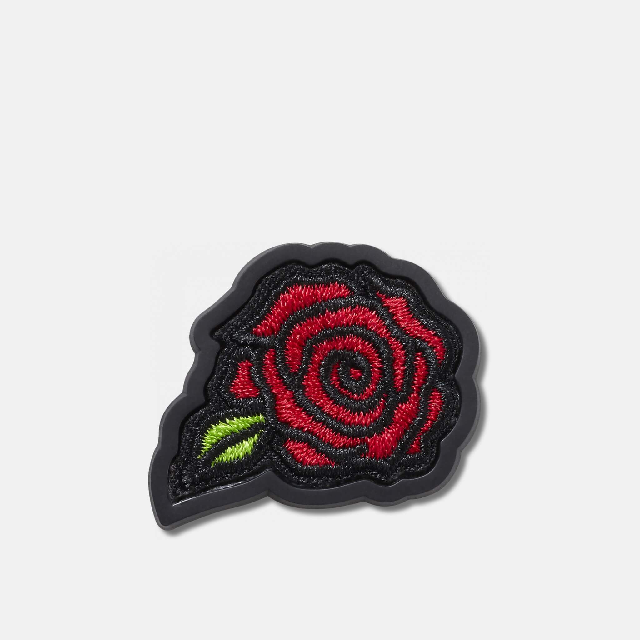 Jibbitz Charms Rose Varsity Patch