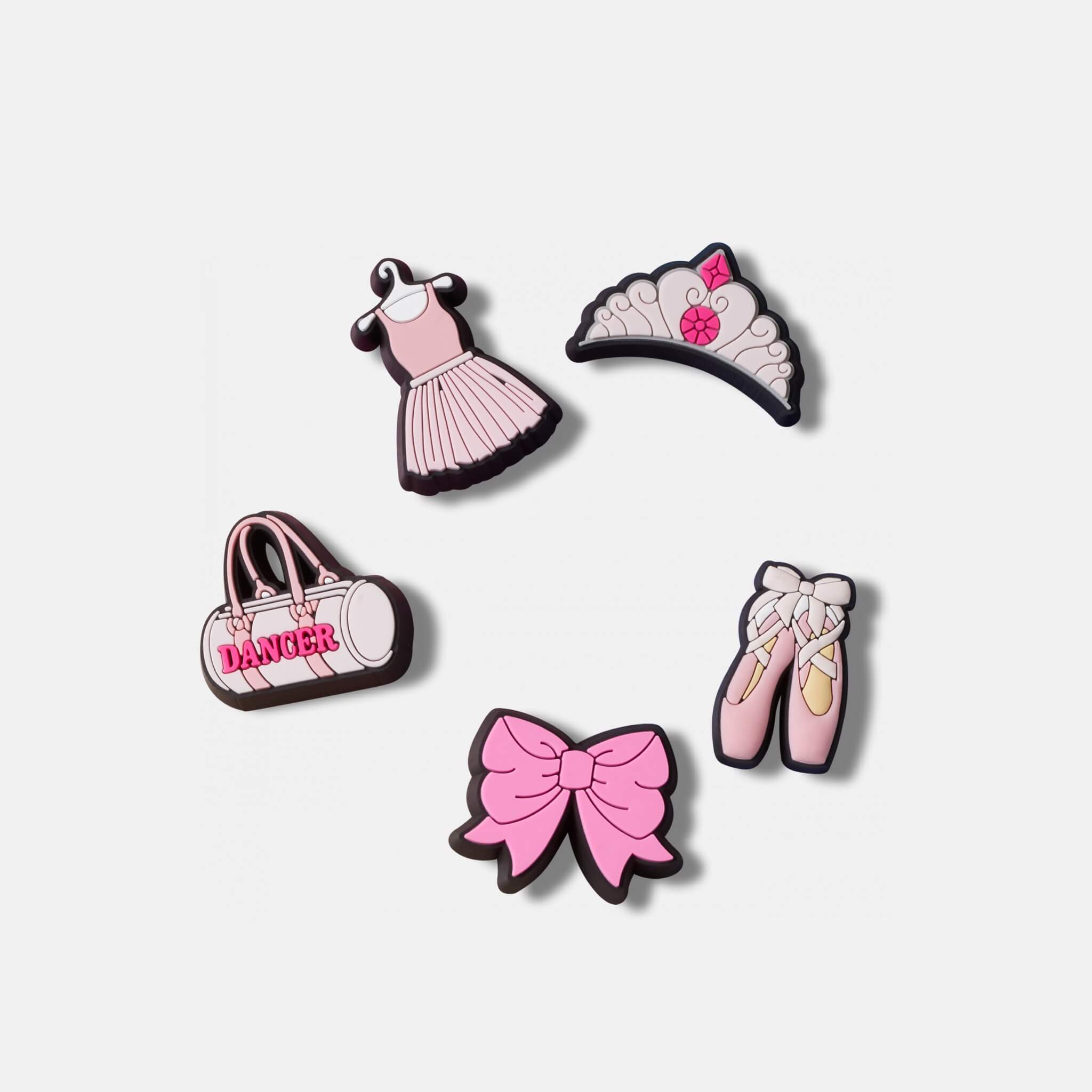 Jibbitz Charms Ballet Class 5-Pack
