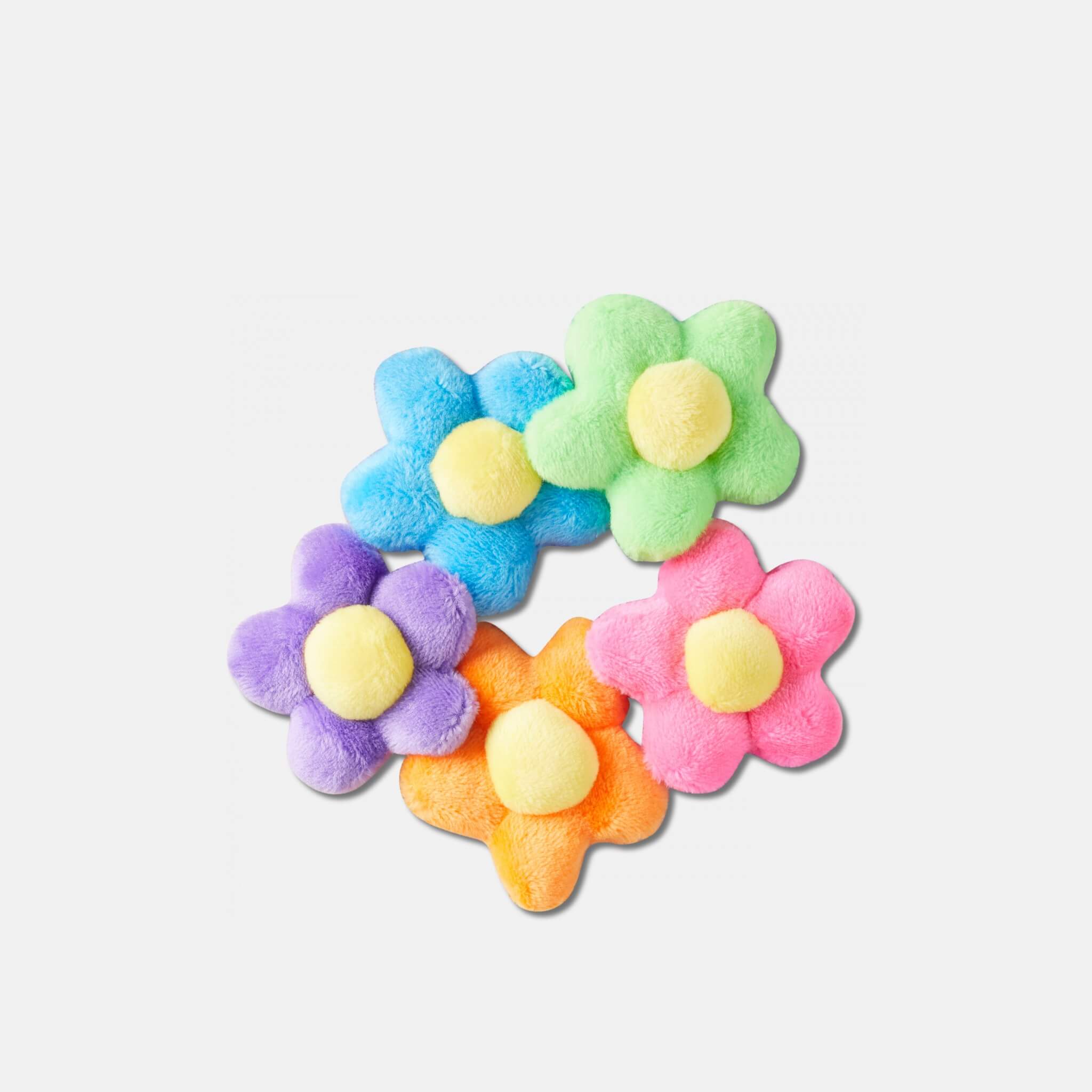 Jibbitz Charms Plush Flower Power 5-Pack