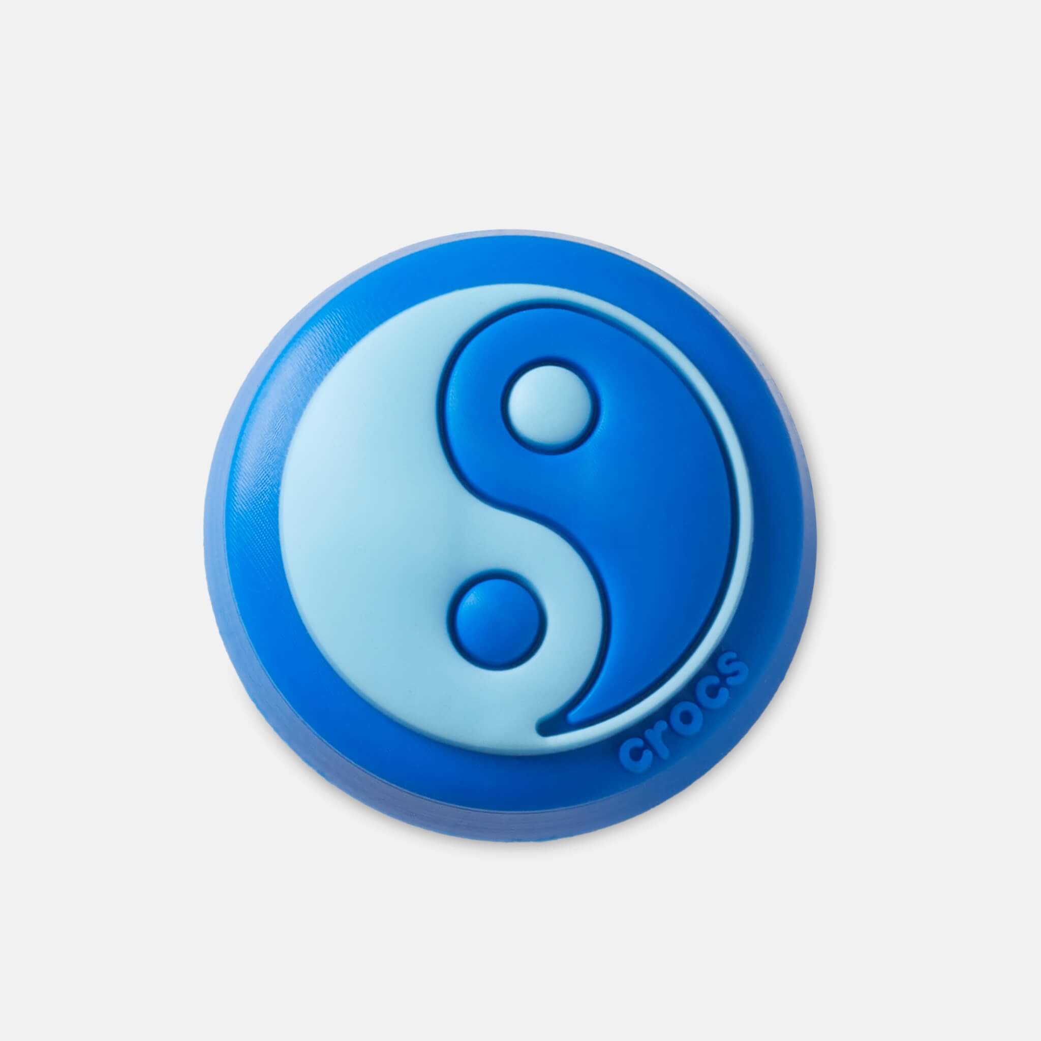Jibbitz Charms Light and Dark Blue Yin Yang