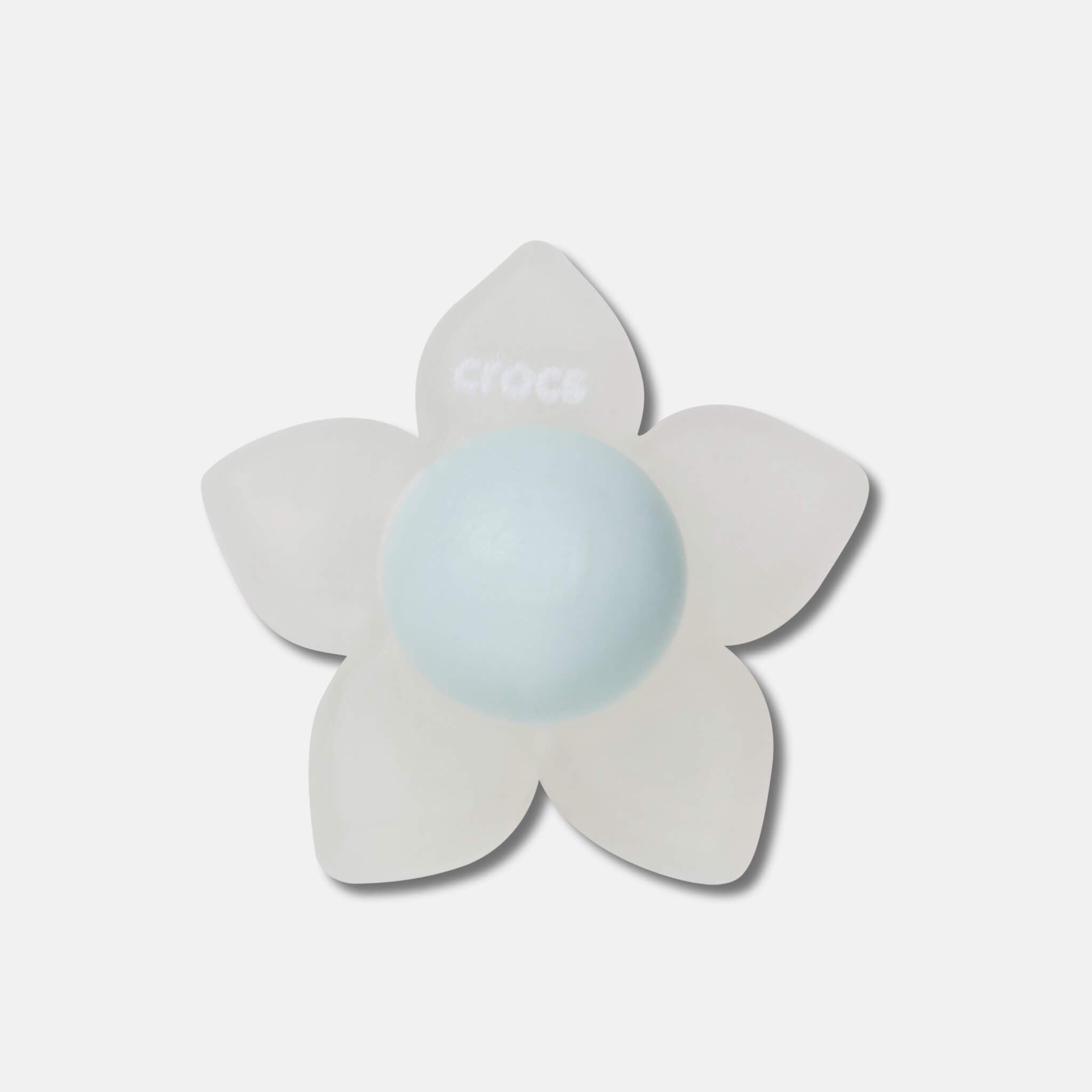 Jibbitz Charms Iridescent Flower Dark Blue