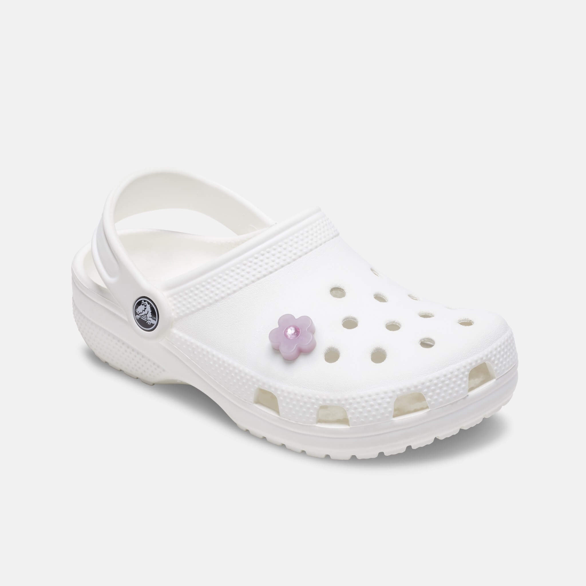 Jibbitz Charms Pink Flower with Gem