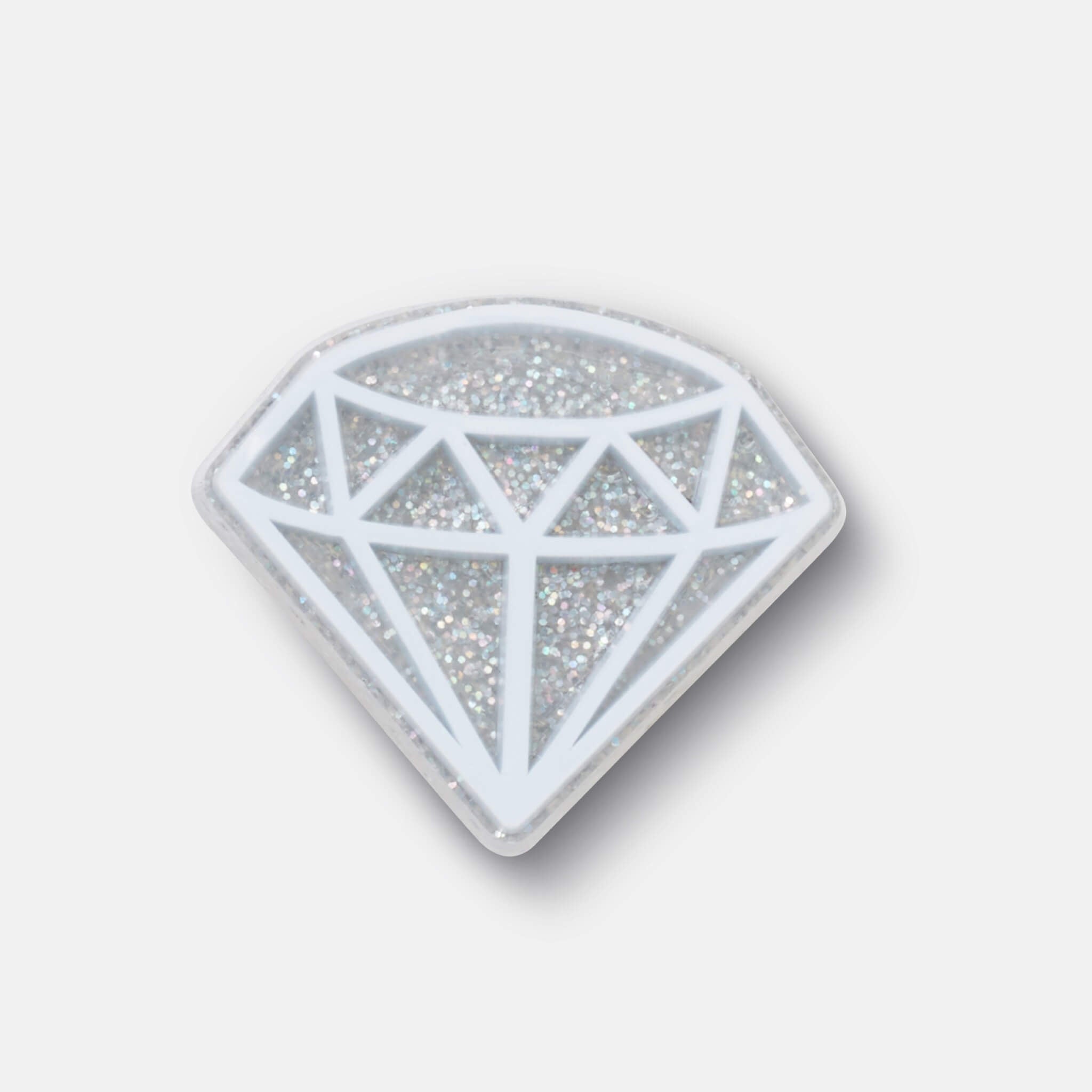 Jibbitz Charms Blue Glitter Diamond