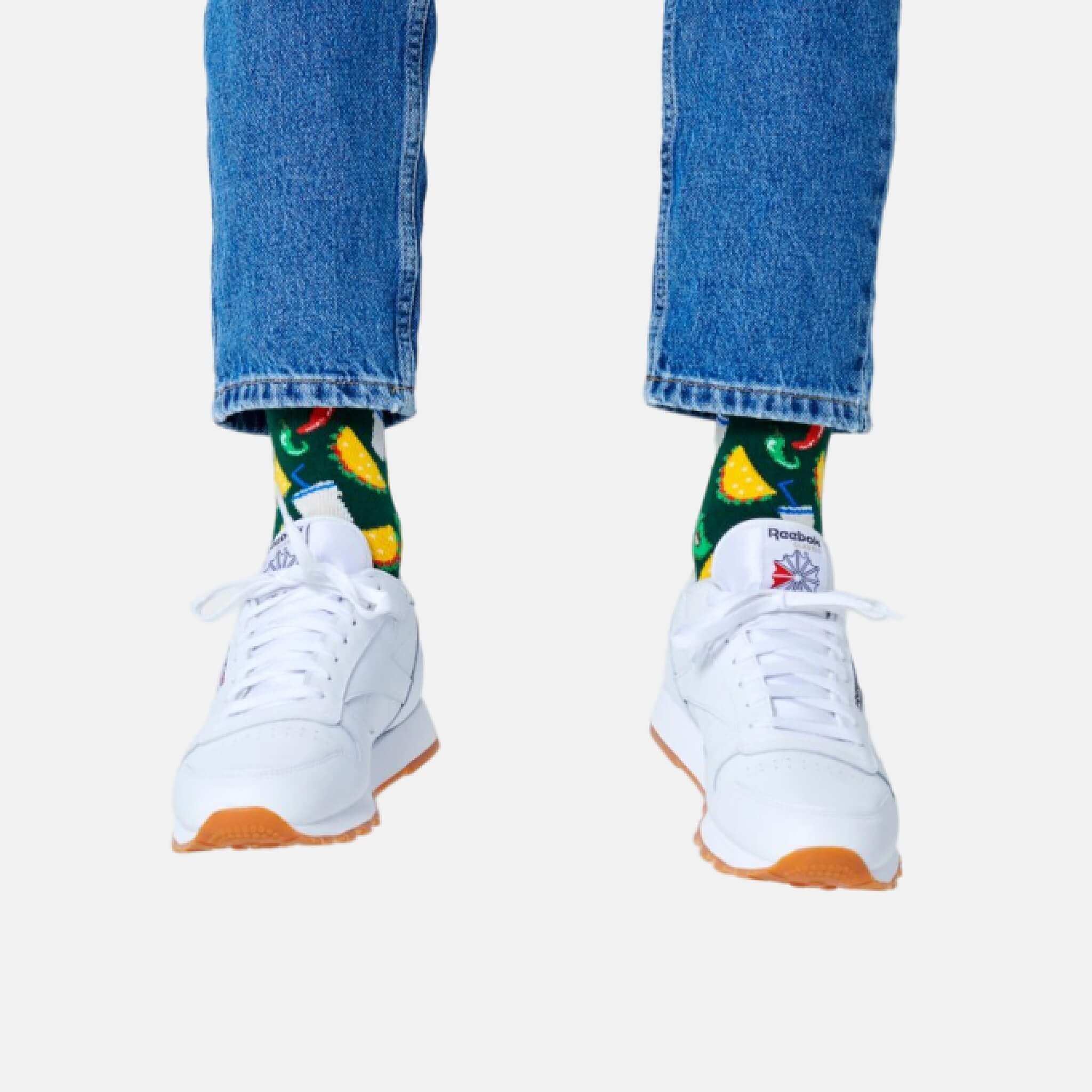 Happy Socks Taco Green Sock