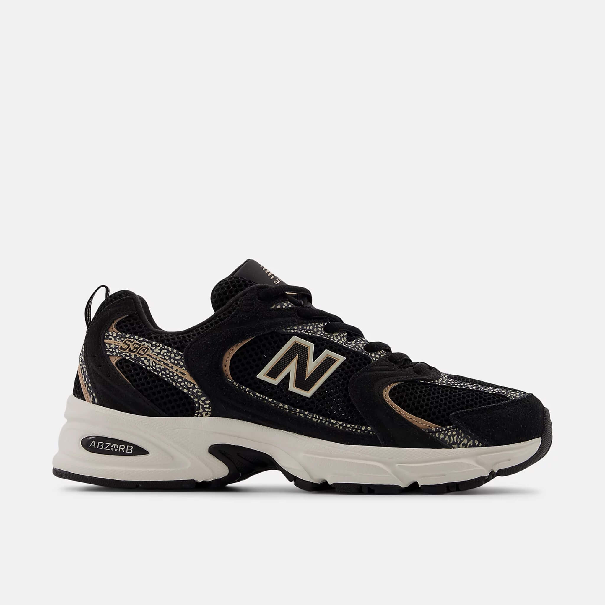 New Balance U530 Black/Silver Metallic