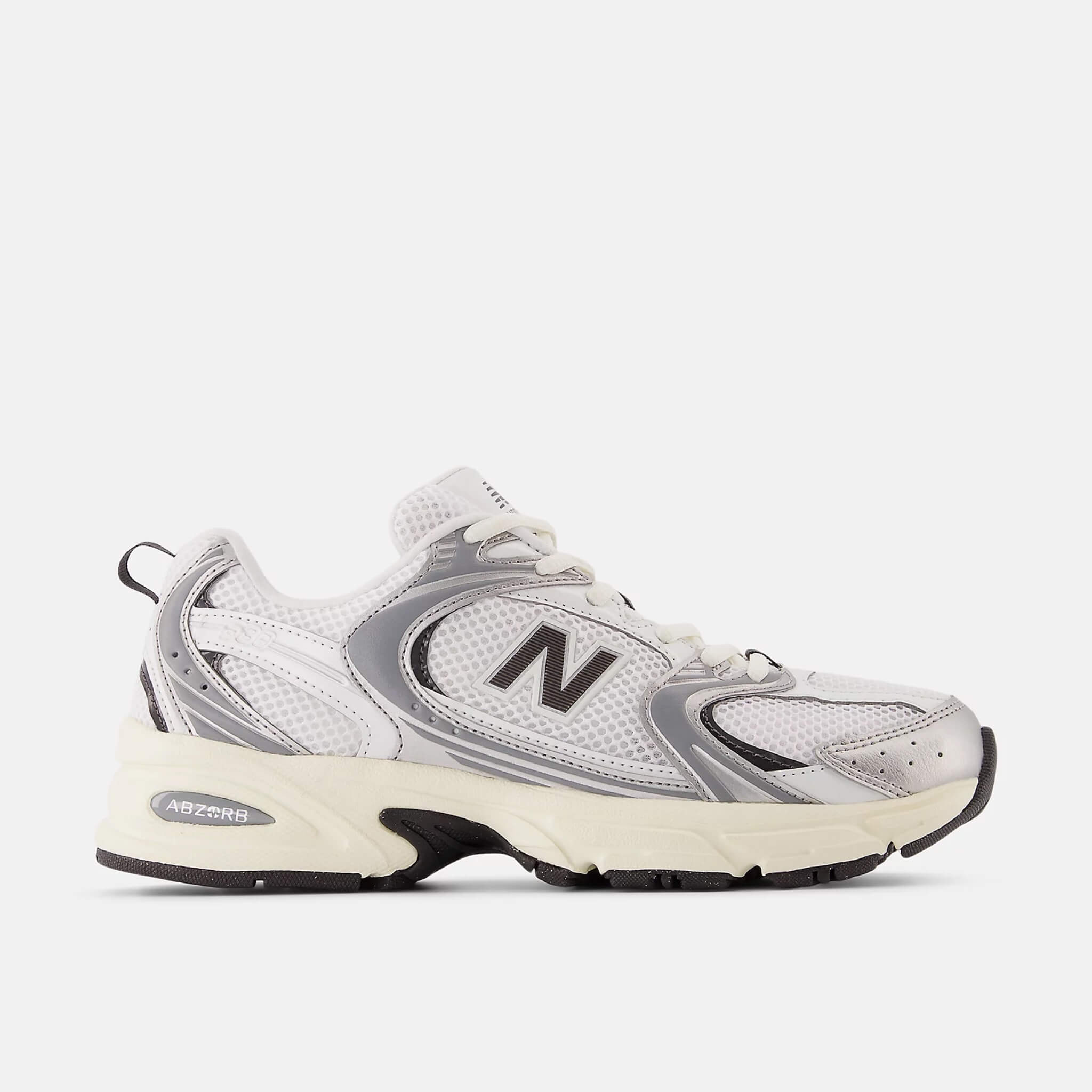 New Balance U530 Silver/White