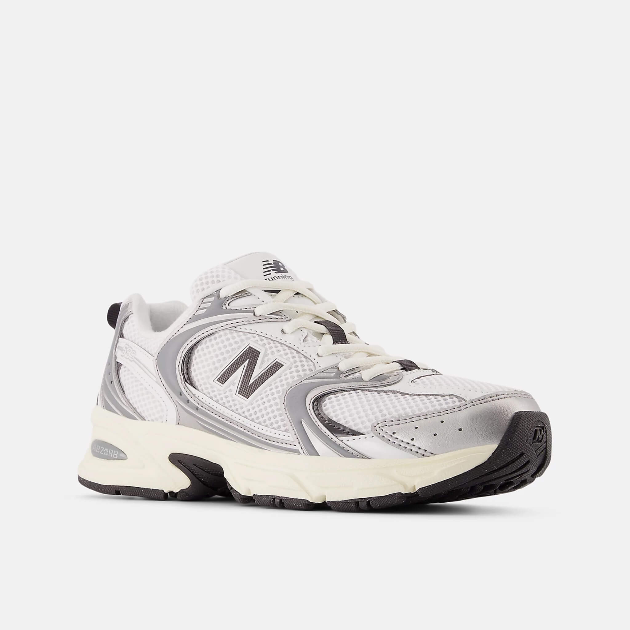 New Balance U530 Silver/White