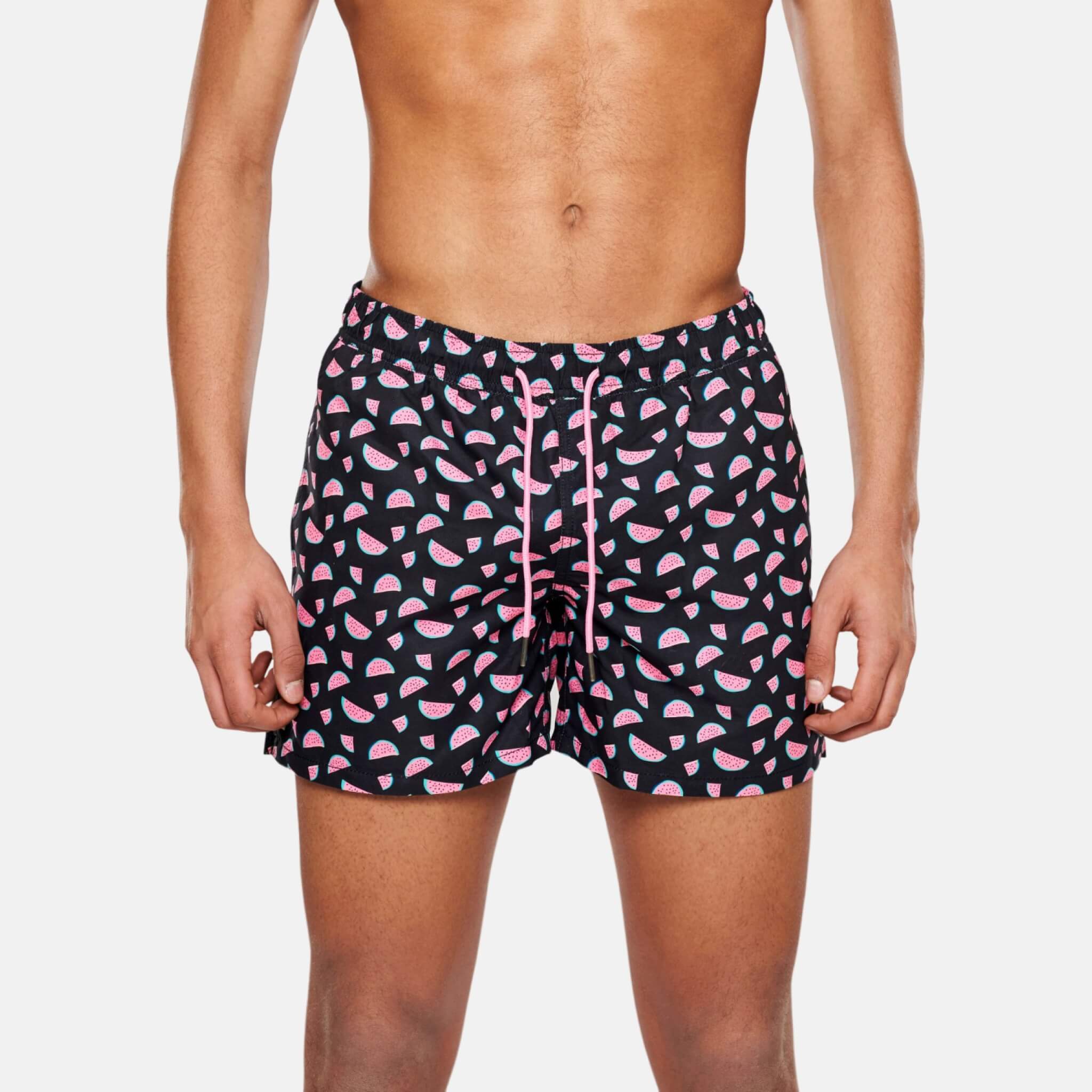 Happy Socks Watermelon Black Swim Shorts