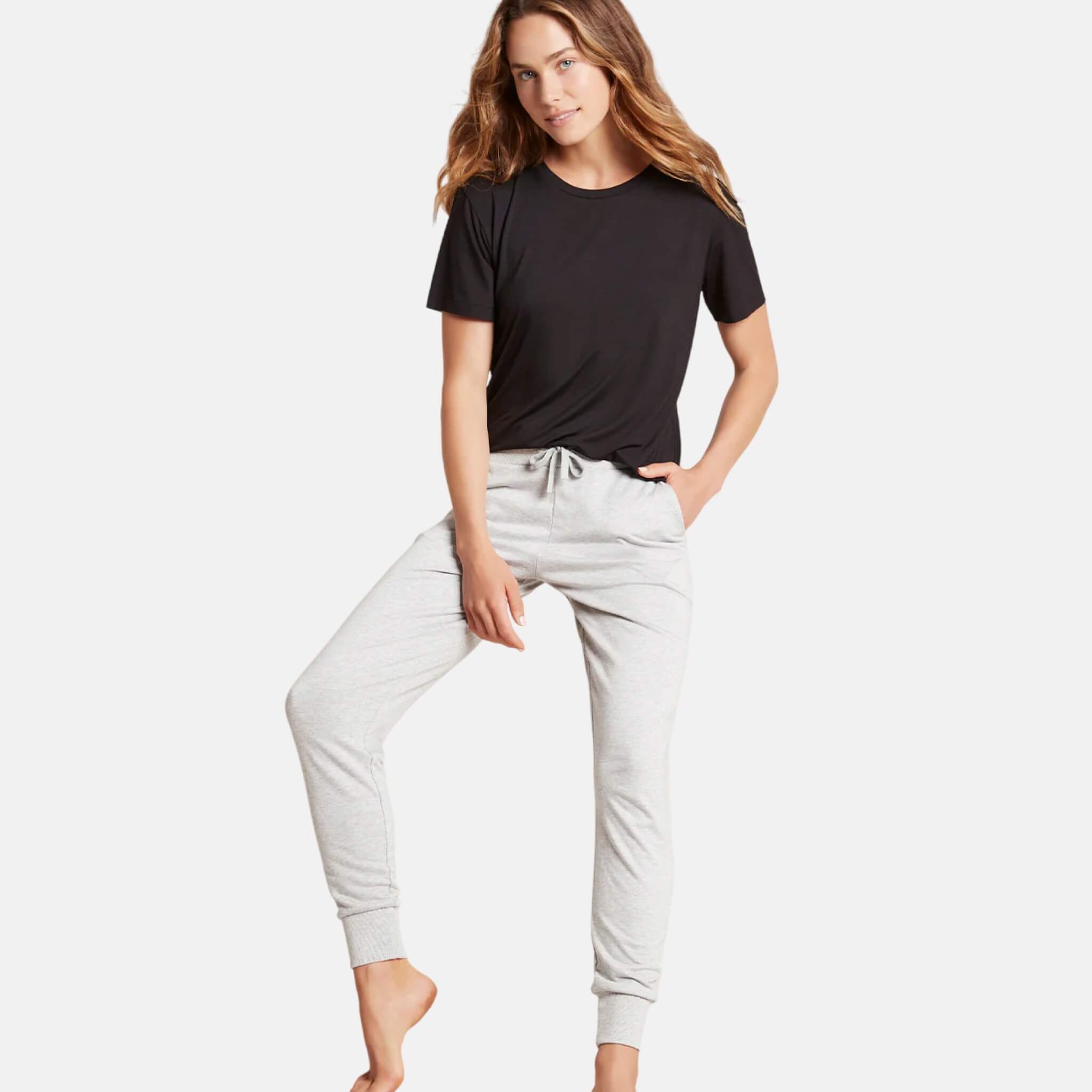 Boody Weekend Joggers Grey Marl