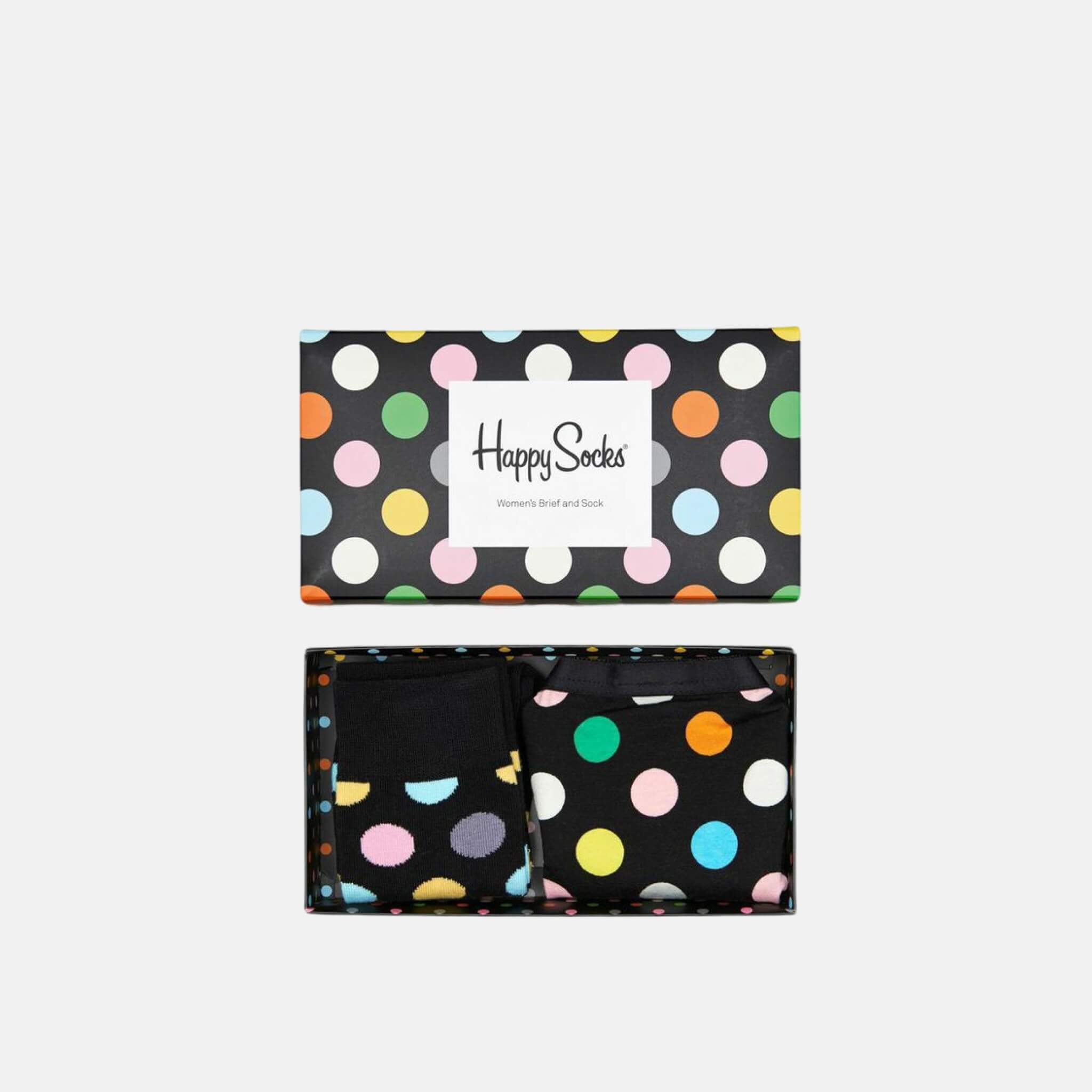 Happy Socks Combo Brief Socks 2-Pack Gift Set