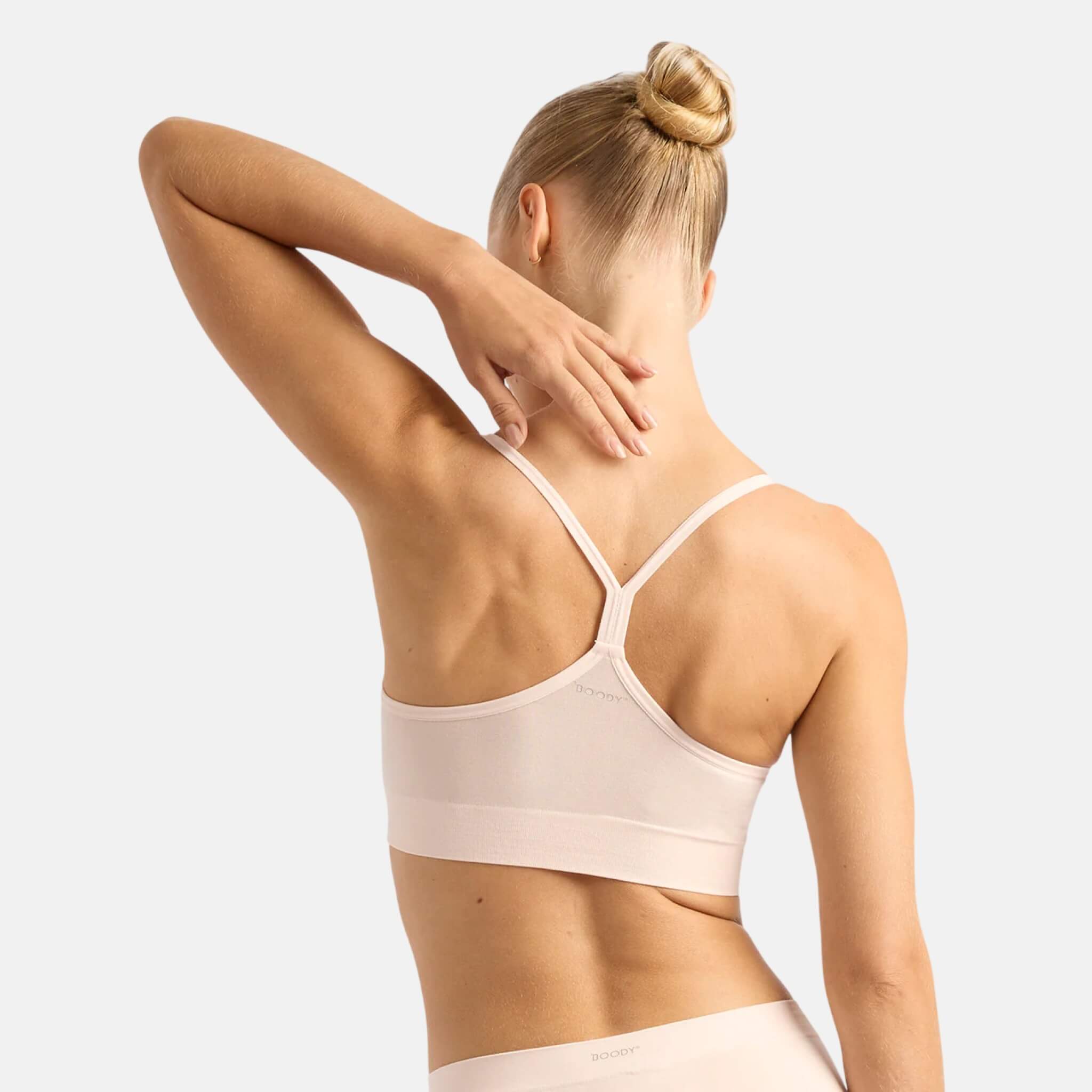 Boody Lyolyte Racerback Bra Powder Pink